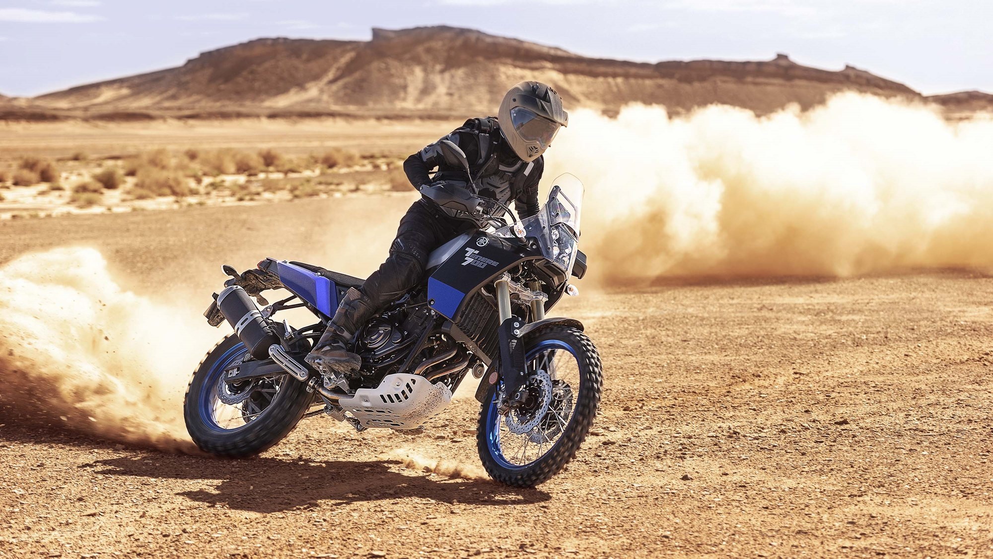 Switchback Drift, Yamaha Tenere 700 Wallpaper, 2000x1130 HD Desktop