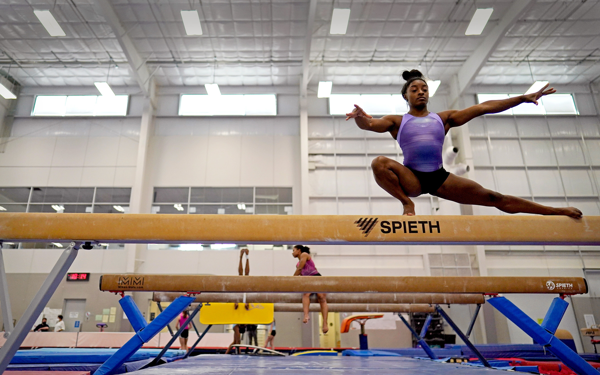 Simone Biles' journey, World Champions Centre, Inspirational story, Elite gymnastics, 2400x1500 HD Desktop