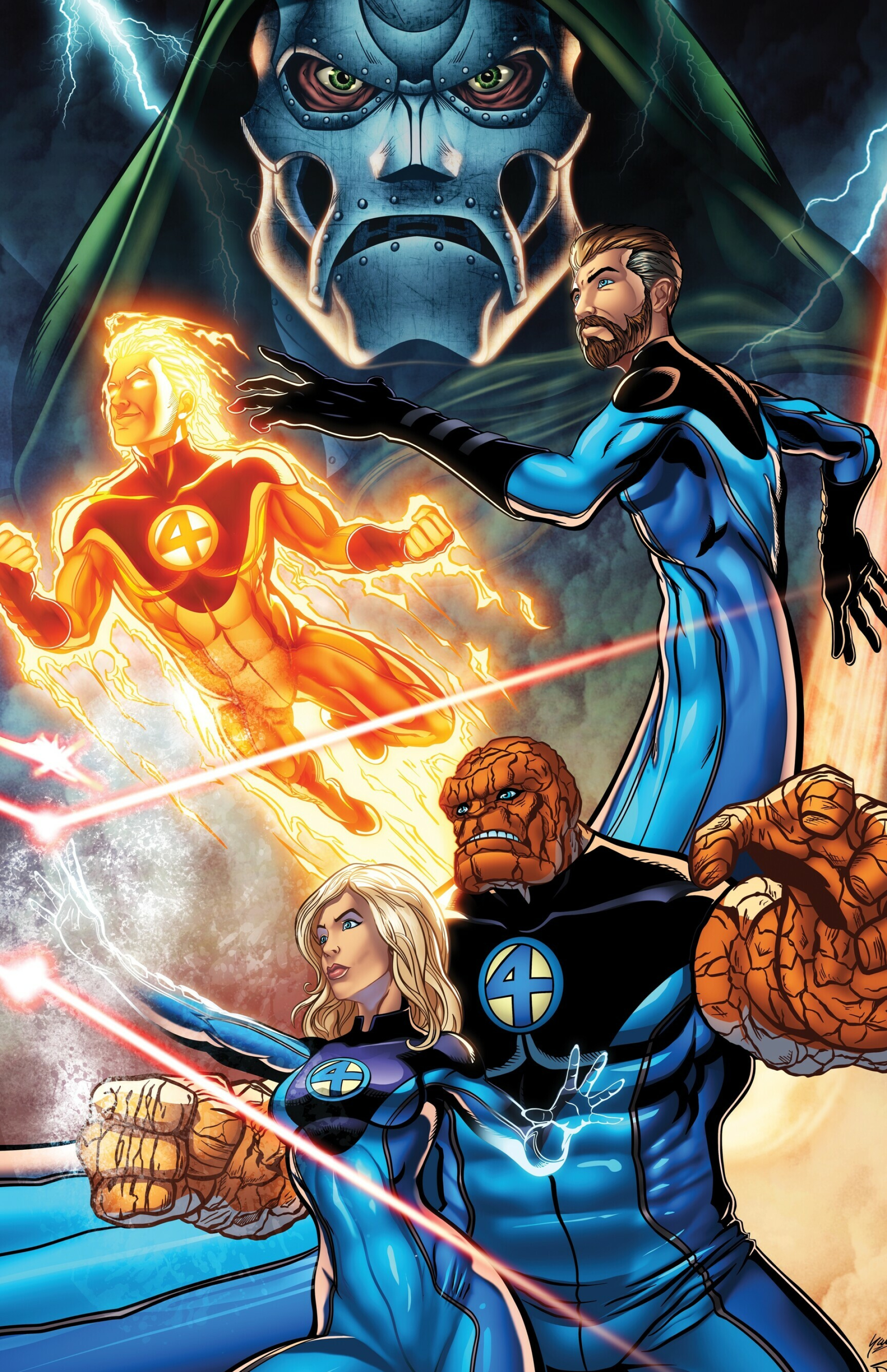 Comic, Fantastic 4 Wallpaper, 1920x2970 HD Phone