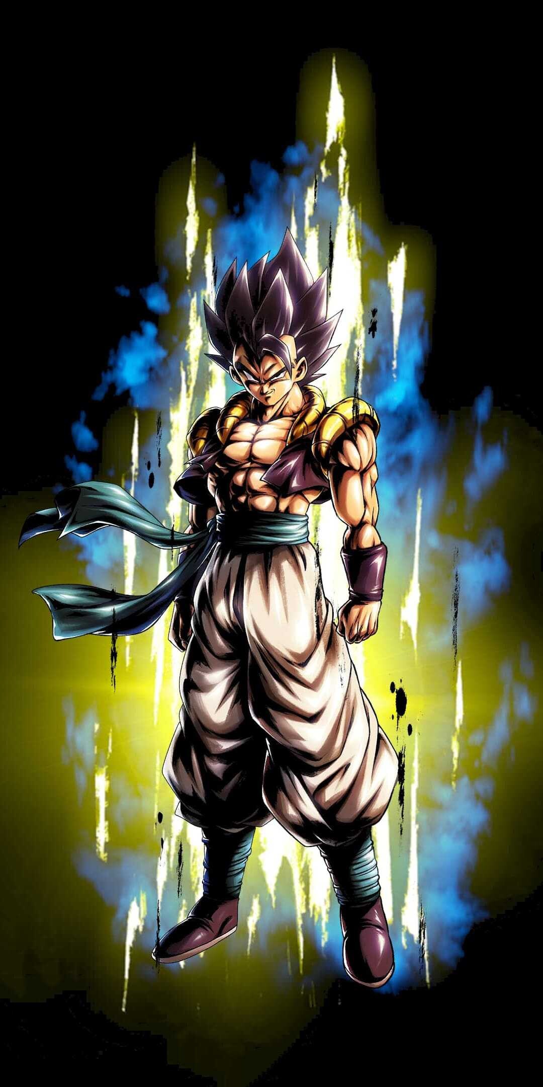 Gogeta, Background image, Fusion character, DBZ, 1080x2160 HD Phone