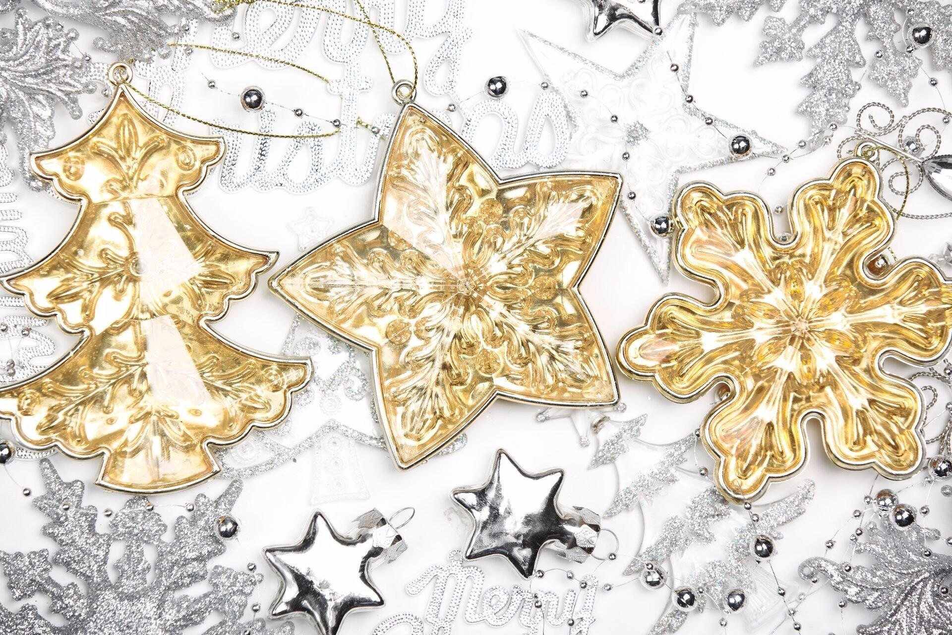 Christmas ornaments, Gold Star Wallpaper, 1920x1280 HD Desktop