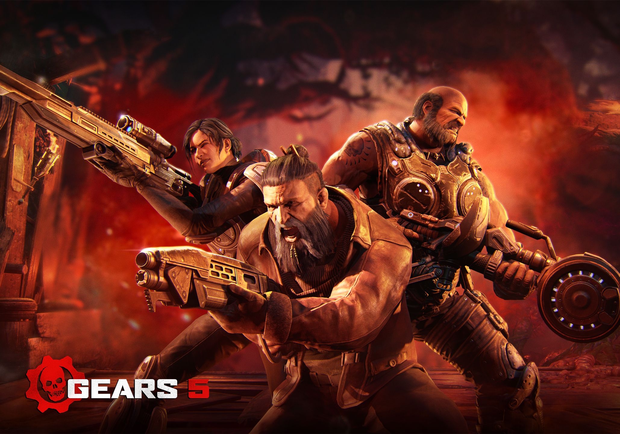 Gears 5, Gaming, Jack, backgrounds, 2060x1440 HD Desktop