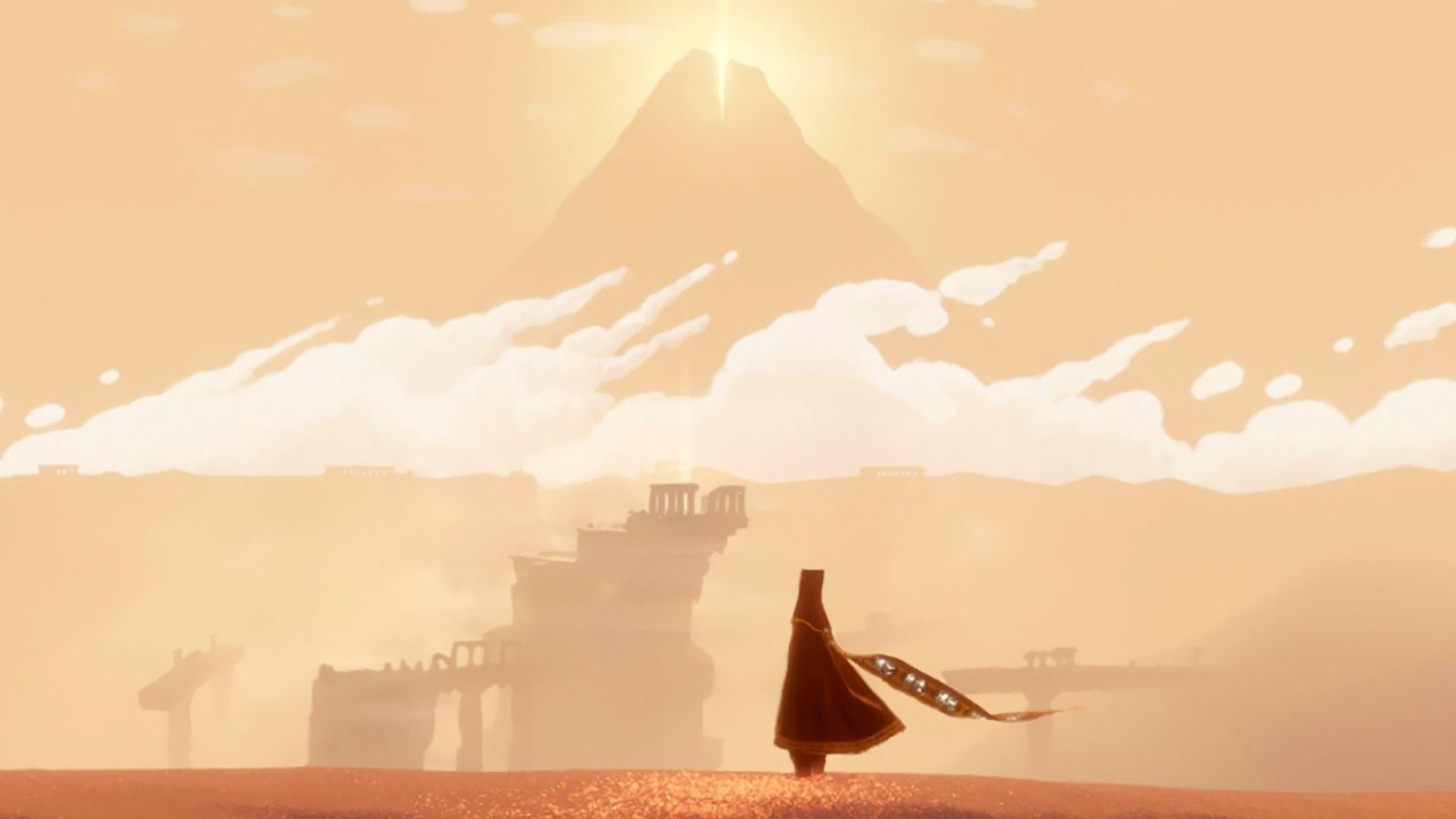 Journey game, Beautiful landscapes, Atmospheric journey, Visual masterpiece, 1920x1080 Full HD Desktop