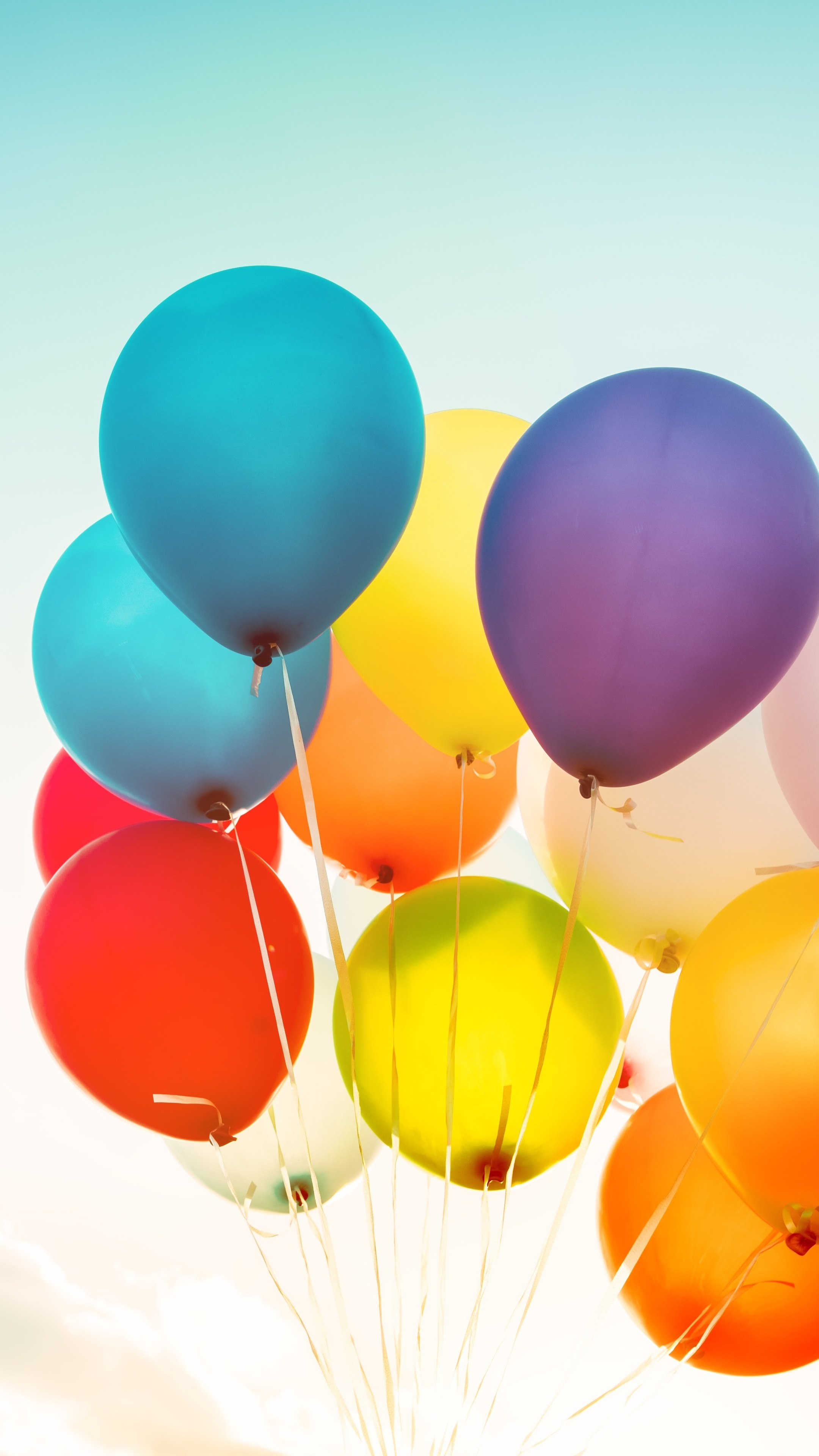 Cluster Ballooning, Colorful air balloons, Sony Xperia X, Sports, 2160x3840 4K Phone