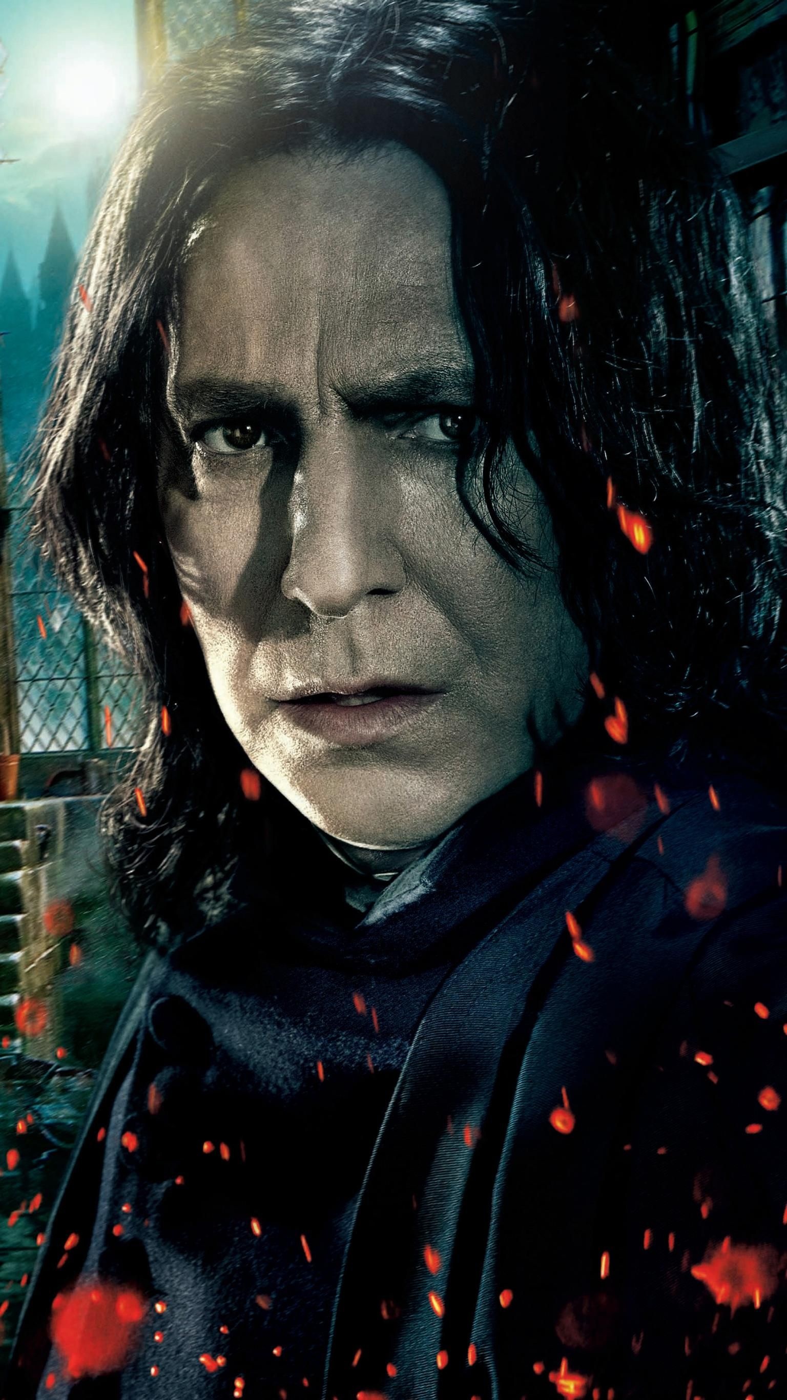 Harry Potter and the Deathly Hallows, Severus Snape Wallpaper, 1540x2740 HD Phone