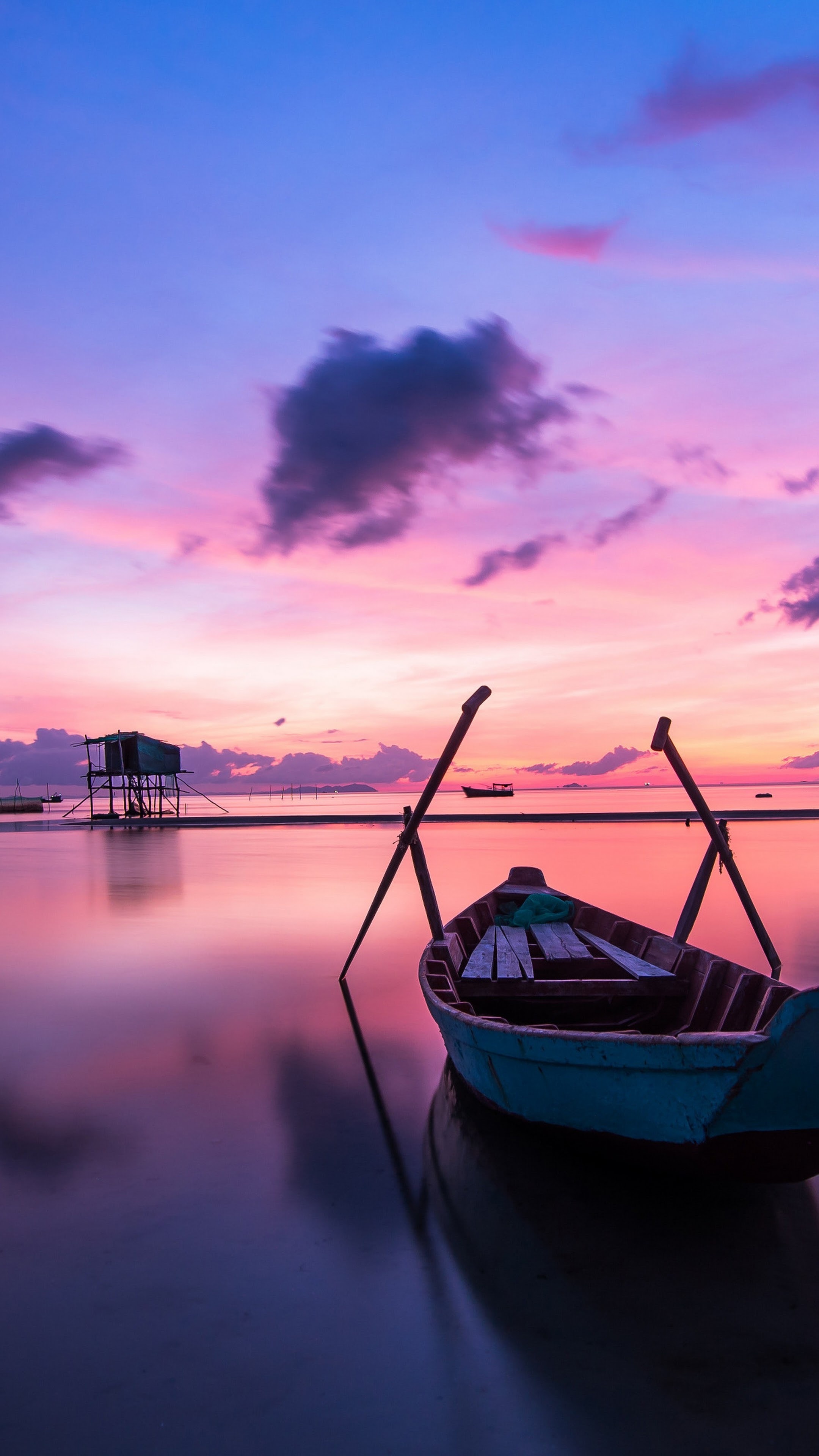 Sunrise seascape, 4K wallpaper, 2160x3840 4K Phone