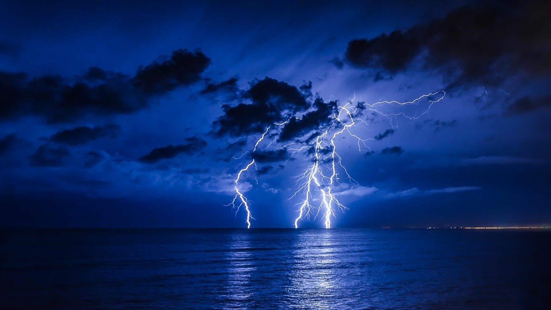 Lightning bolt wallpapers, Striking visuals, Electrifying atmosphere, Powerful display, 1920x1080 Full HD Desktop