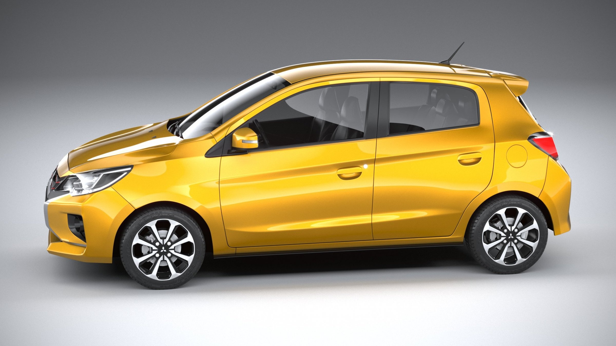 Mitsubishi Mirage Auto, 2020 3D model, By Squir, 2400x1350 HD Desktop