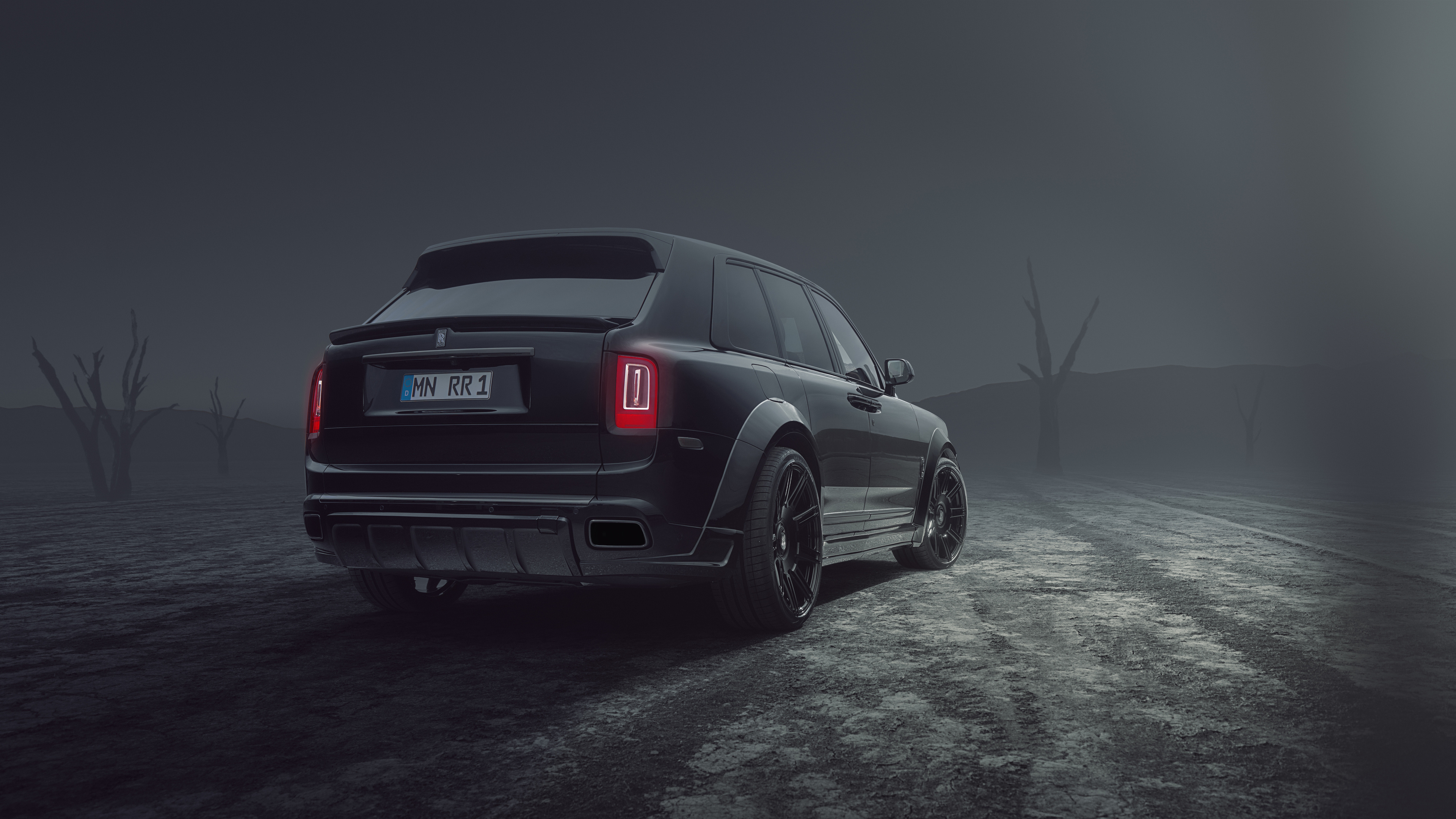 Rolls-Royce Cullinan, Spofec modification, Black badge variant, High-performance luxury, 3840x2160 4K Desktop