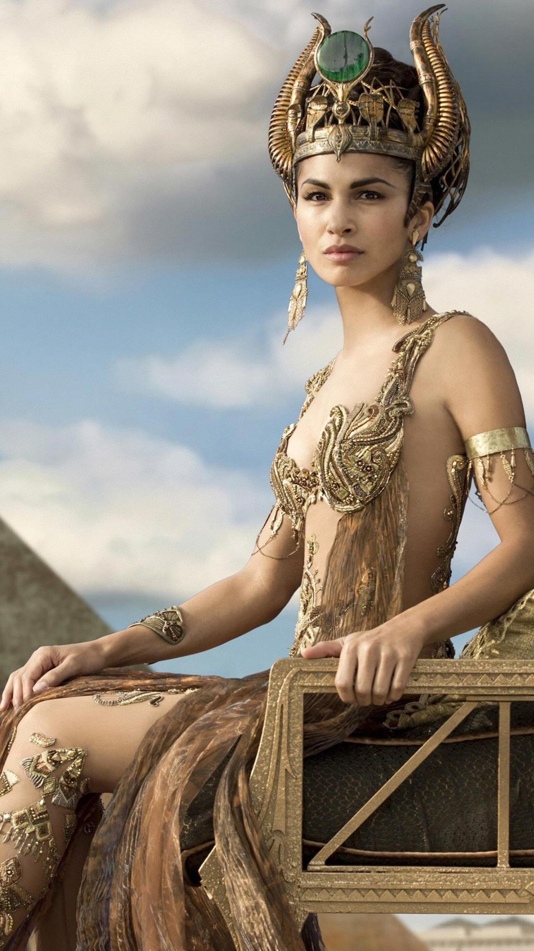 Gods of Egypt, Elodie Yung as Hathor, Sony Xperia, HD wallpapers, 2160x3840 4K Phone