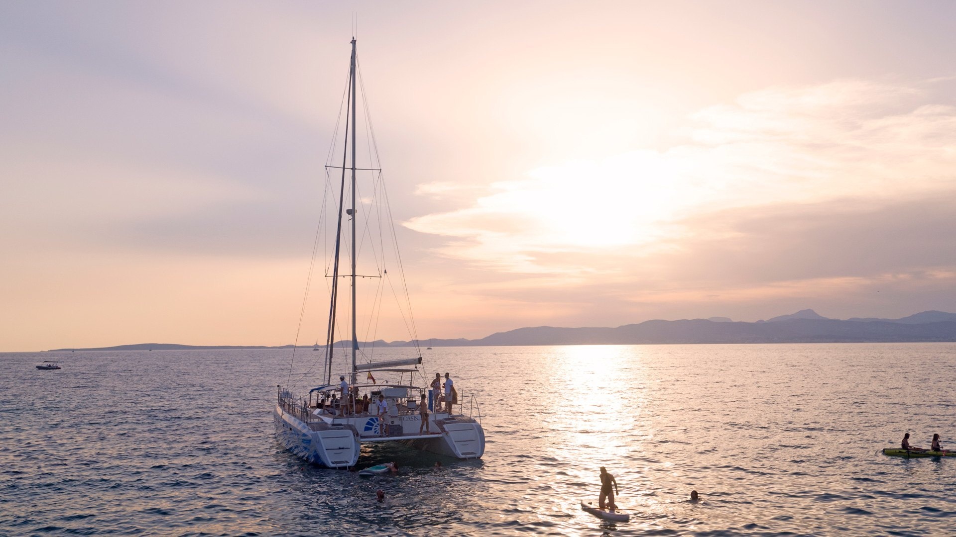 Catamaran, Exclusive excursions, Events in Mallorca, Luxury experience, 1920x1080 Full HD Desktop