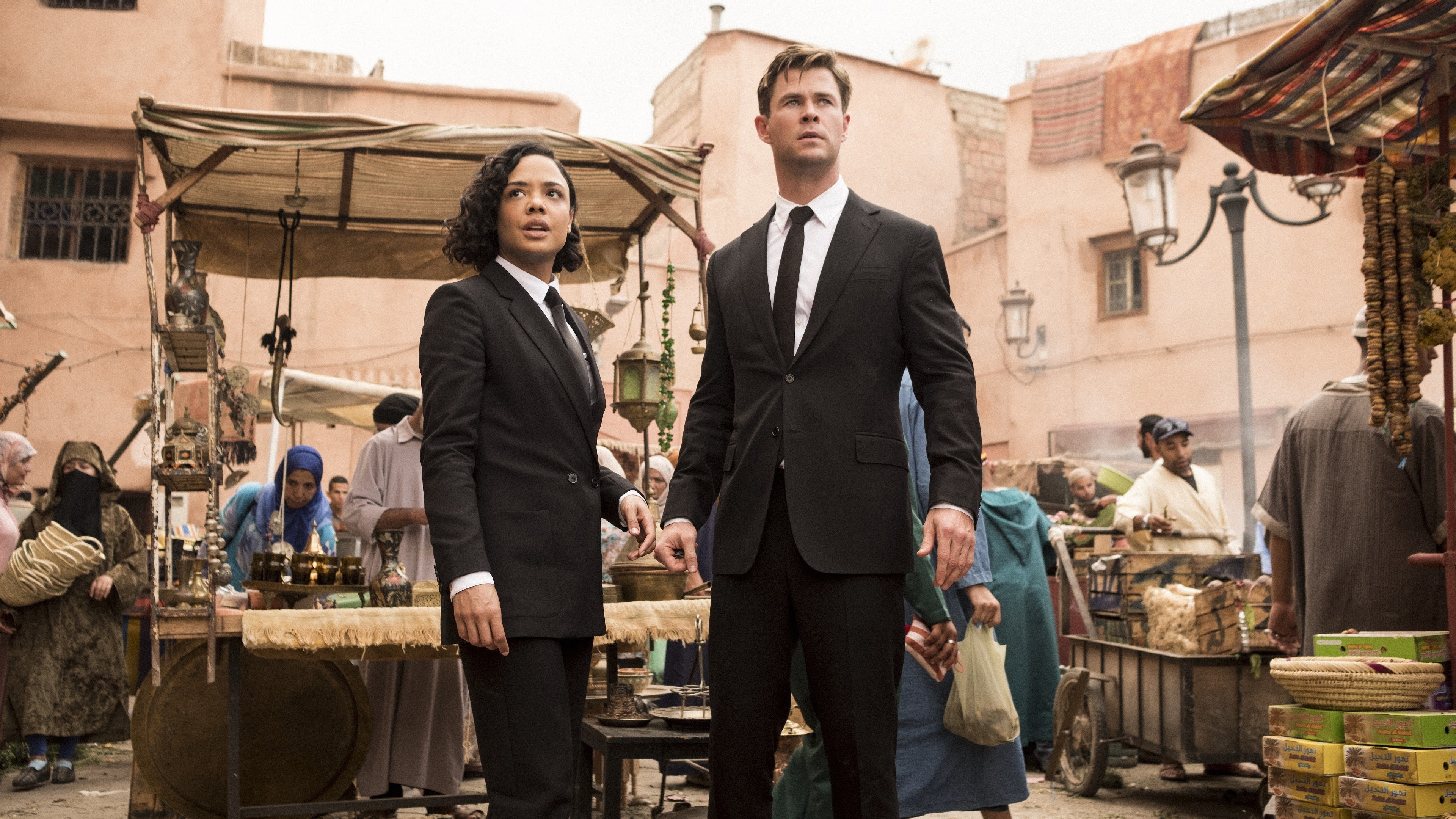 Chris Hemsworth, Men in Black International, Tessa Thompson, Desktop hintergrundbild, 3840x2160 4K Desktop