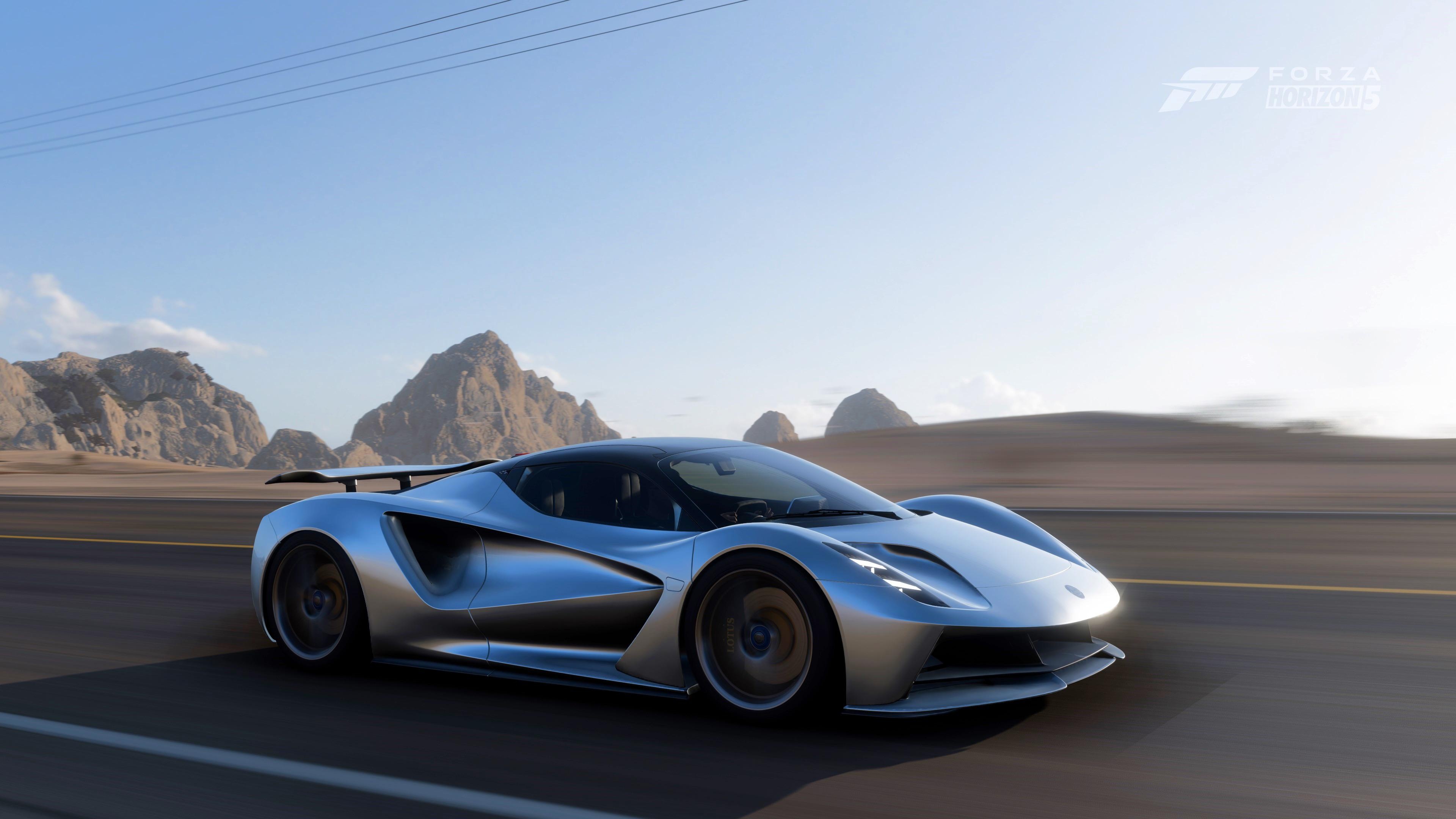 Forza Horizon, Lotus Evija Wallpaper, 3840x2160 4K Desktop