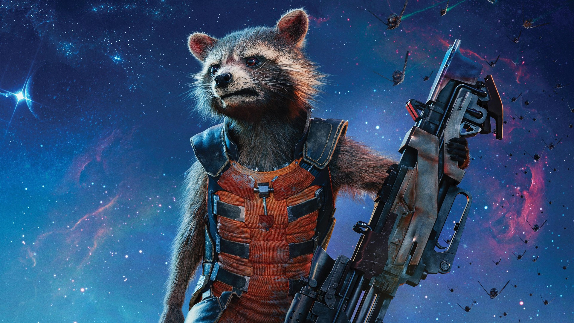 Rocket Raccoon, Space gun wallpapers, 1920x1080 Full HD Desktop