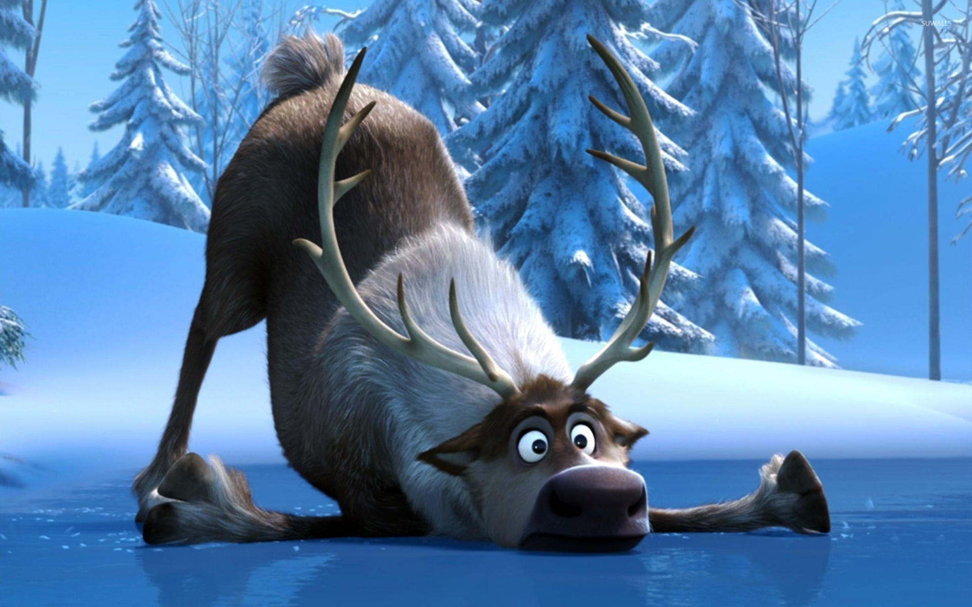 Sven, Frozen Animation, Wallpaper, Cartoons, 1920x1200 HD Desktop