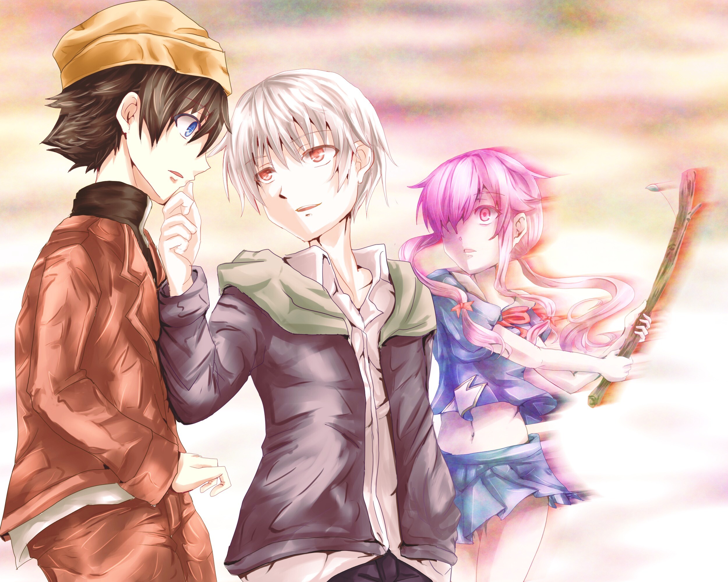 Mirai Nikki, 4K Ultra HD, Wallpaper, Background image, 2500x2000 HD Desktop