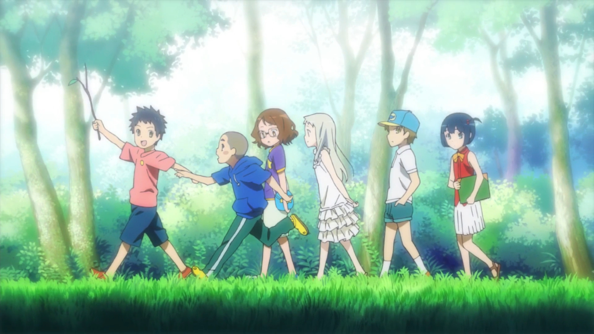 Anohana: The Flower We Saw That Day, Emotional wallpaper, Christopher Walker post, Heartwarming anime, 1920x1080 Full HD Desktop