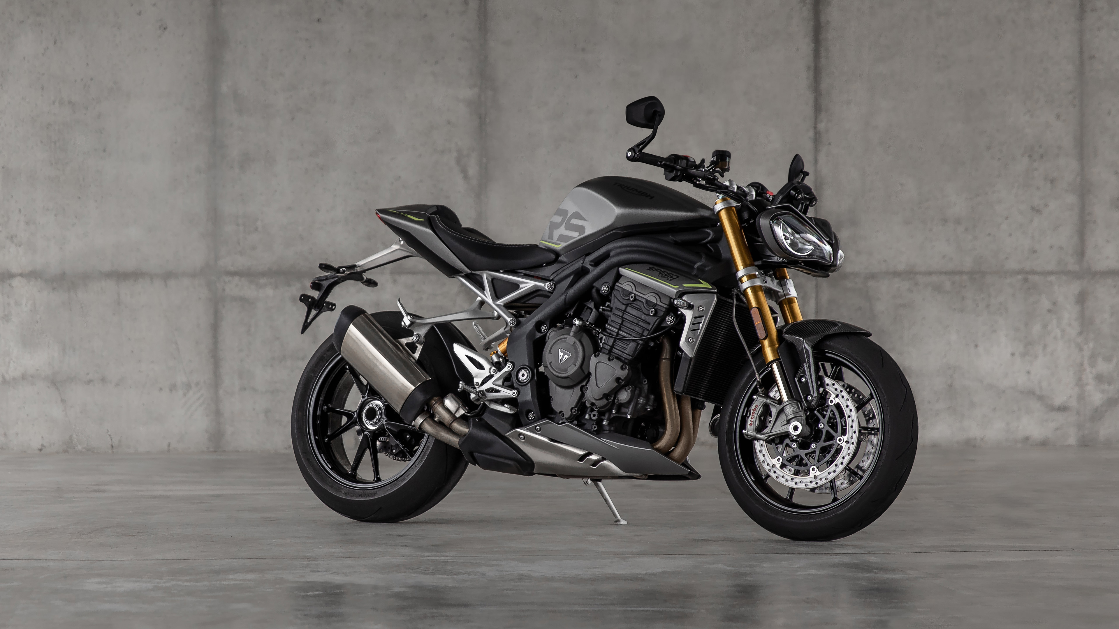 Triumph Speed Triple, Auto expertise, RS 2021 model, Sleek design, 3840x2160 4K Desktop