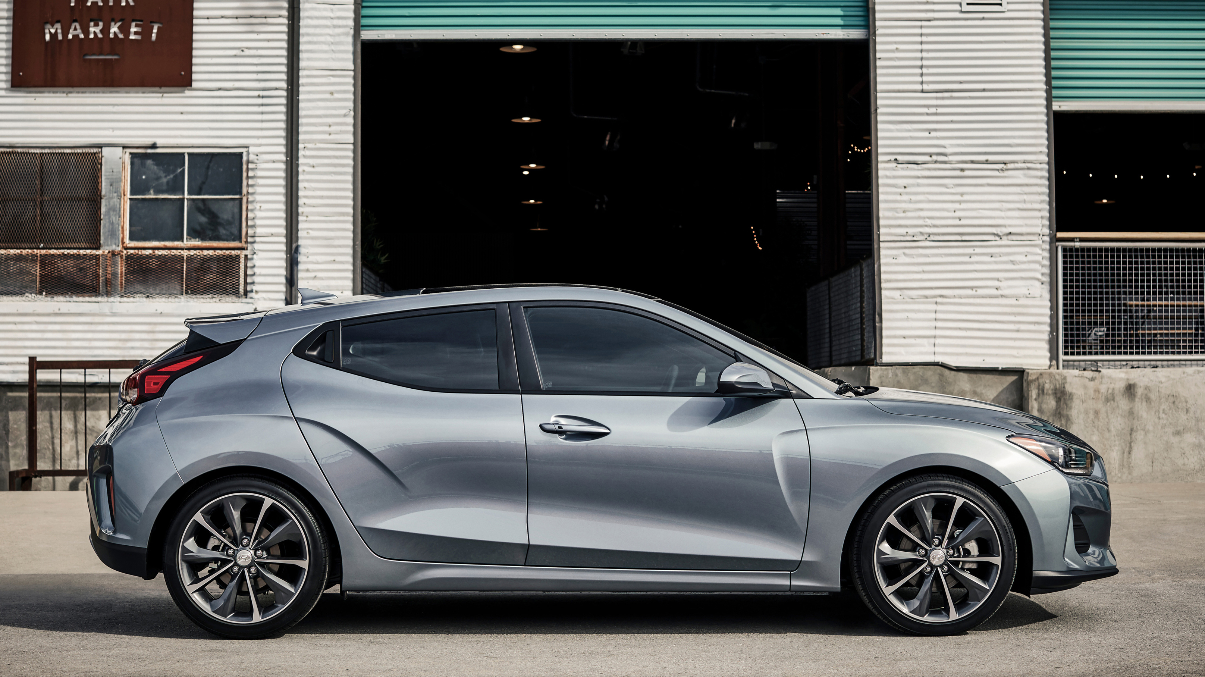 4-doors US Spec 2019, Hyundai Veloster Wallpaper, 3840x2160 4K Desktop