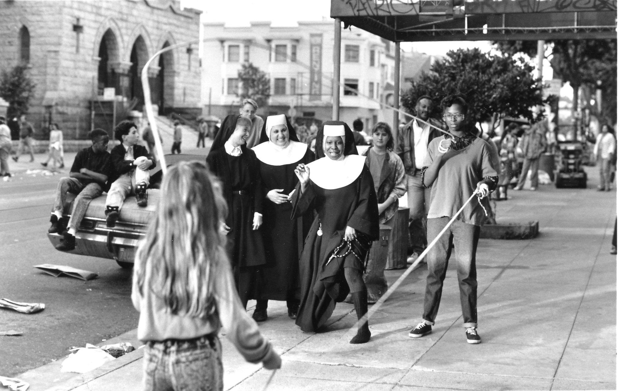 Sister Act movie, Noe Valley, Den of sin, Behind the scenes, 2050x1300 HD Desktop