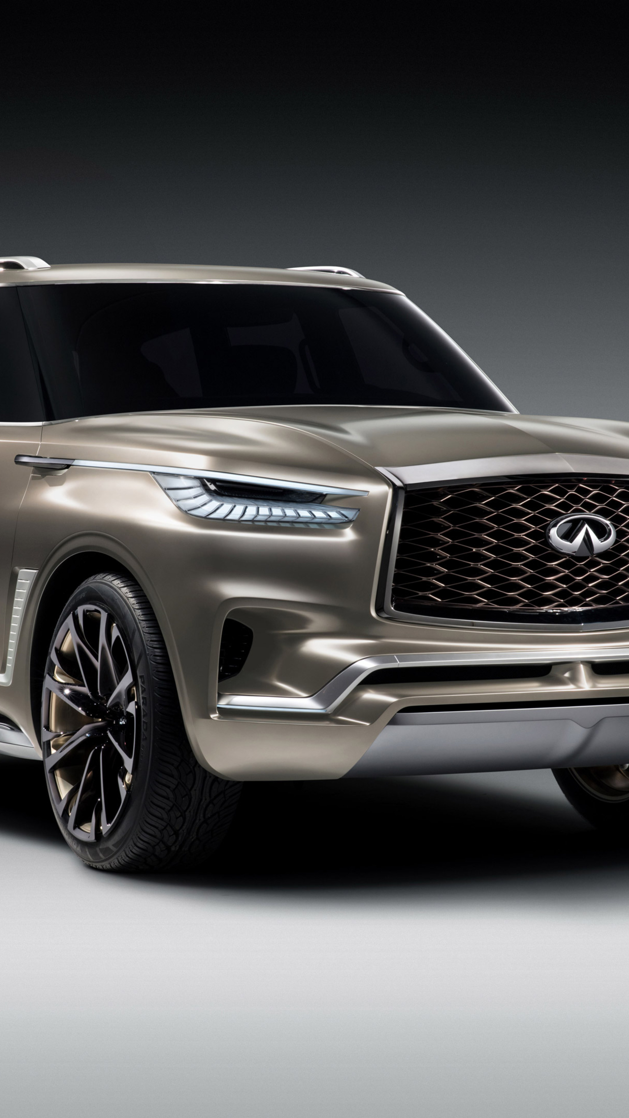 Infiniti QX80, Monograph concept, 8k, Xperia X, 2160x3840 4K Phone