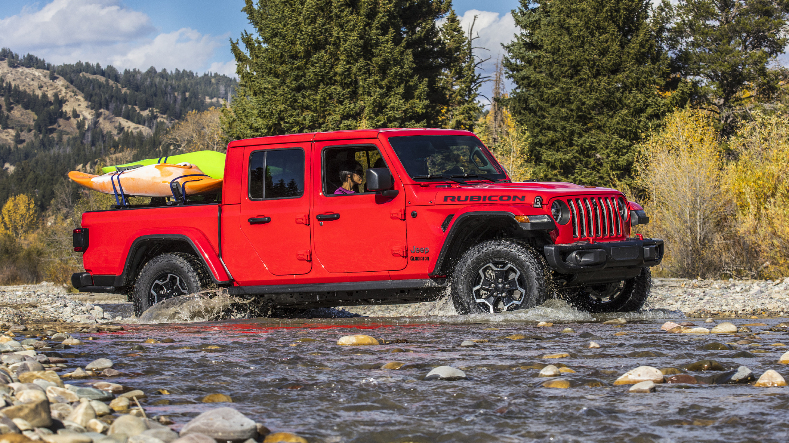 Jeep Gladiator, Auto, Jeep Rubicon, Powerful vehicle, 2560x1440 HD Desktop