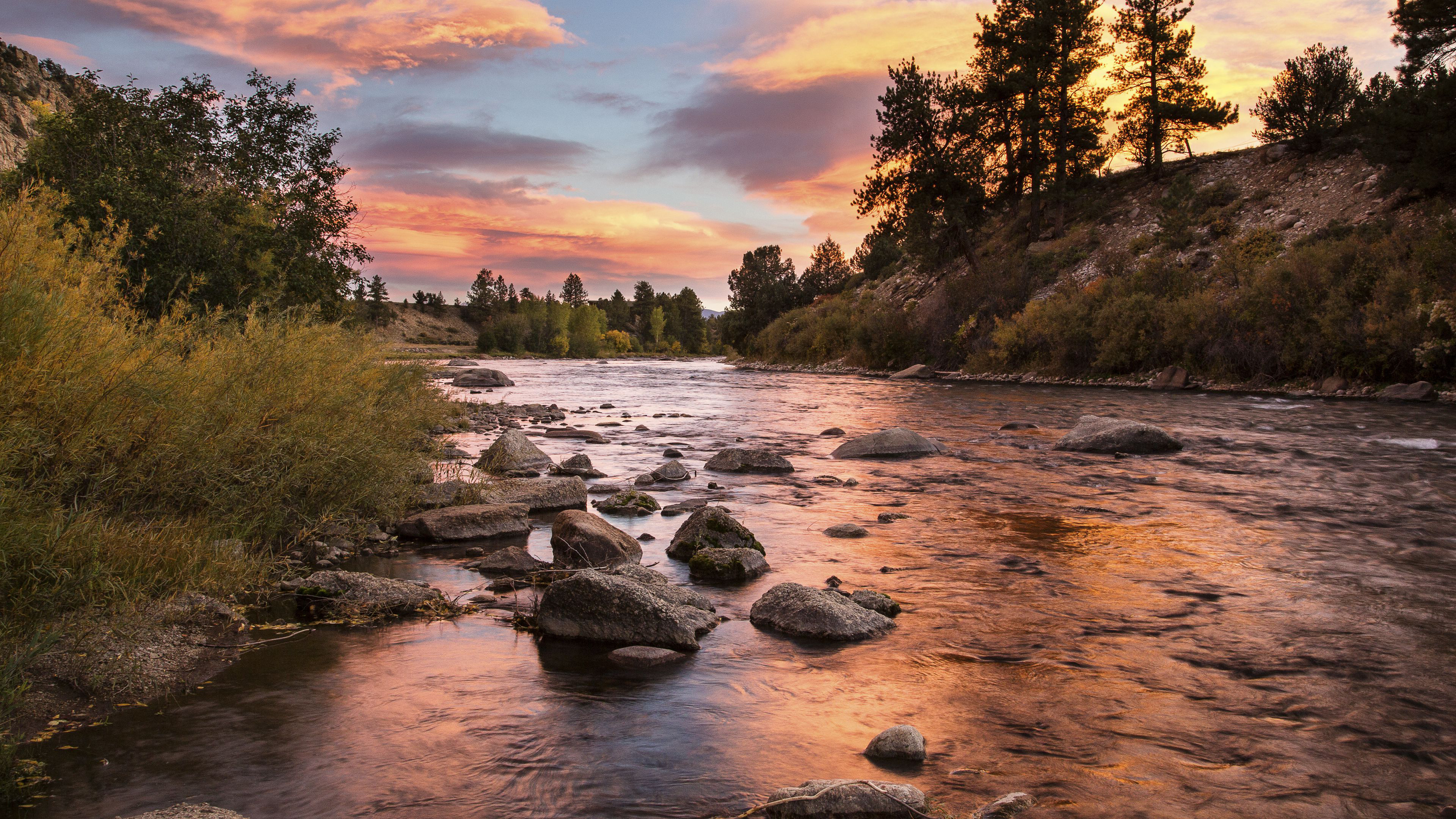 Arkansas River, River wallpapers, HD quality, 3840x2160 4K Desktop