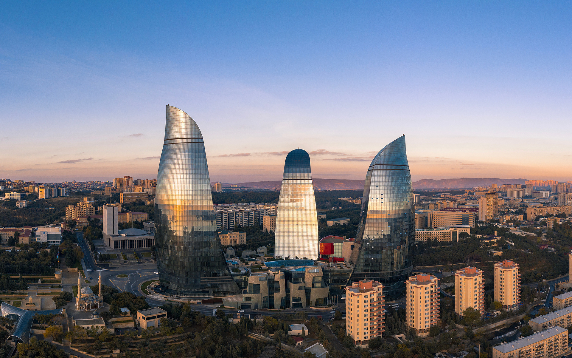 Baku, Azerbaijan, Port of Baku, Polish producer, 1920x1200 HD Desktop