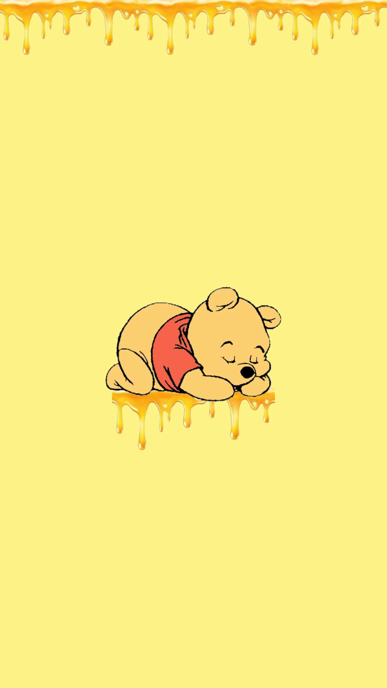 The Many Adventures of Winnie the Pooh animation, Yellow cartoon wallpapers, Whimsical and cheerful, 1290x2290 HD Phone