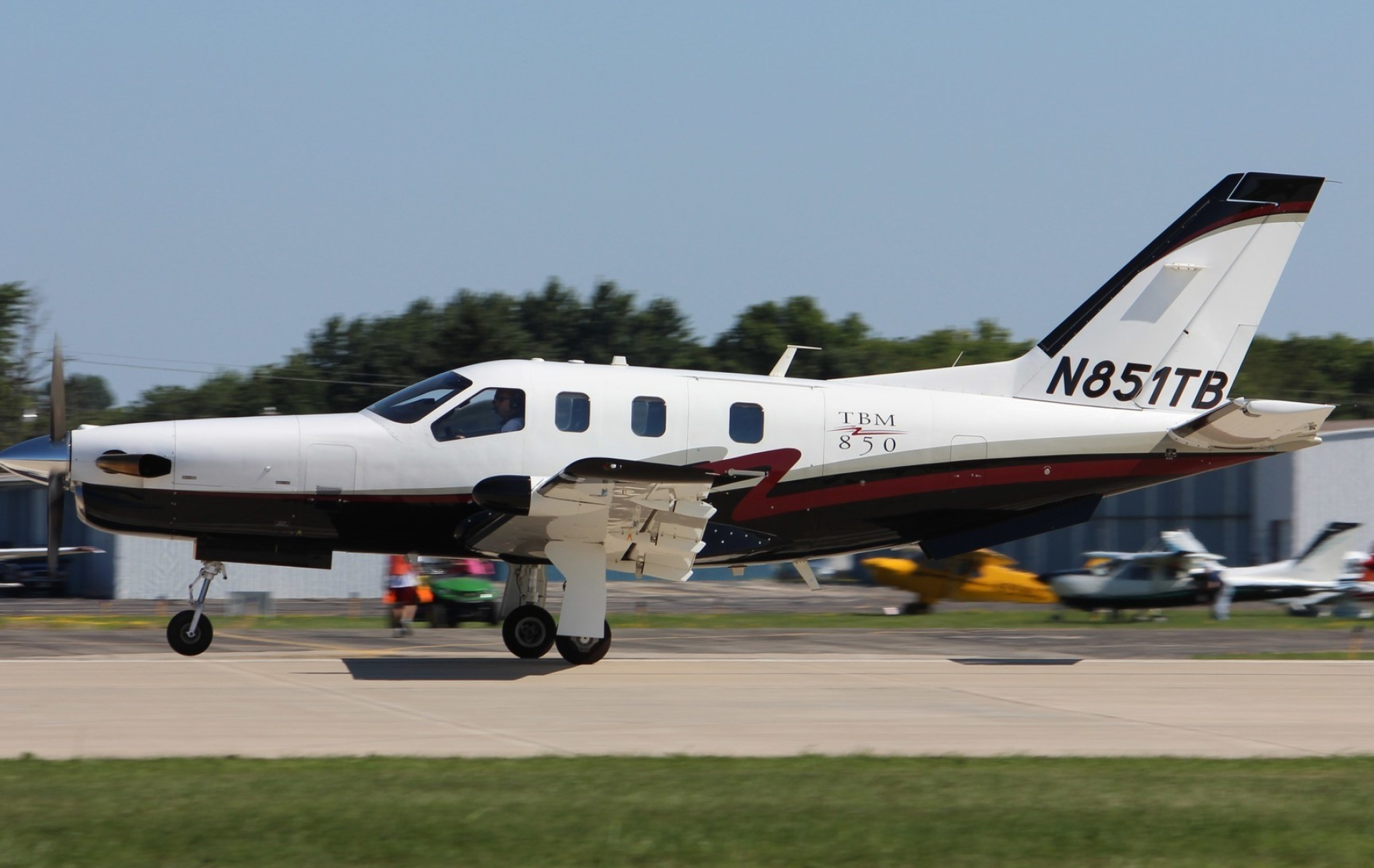 Socata TBM 850, Travels, Aircraft n851tb, Luxurious interior, 1920x1220 HD Desktop