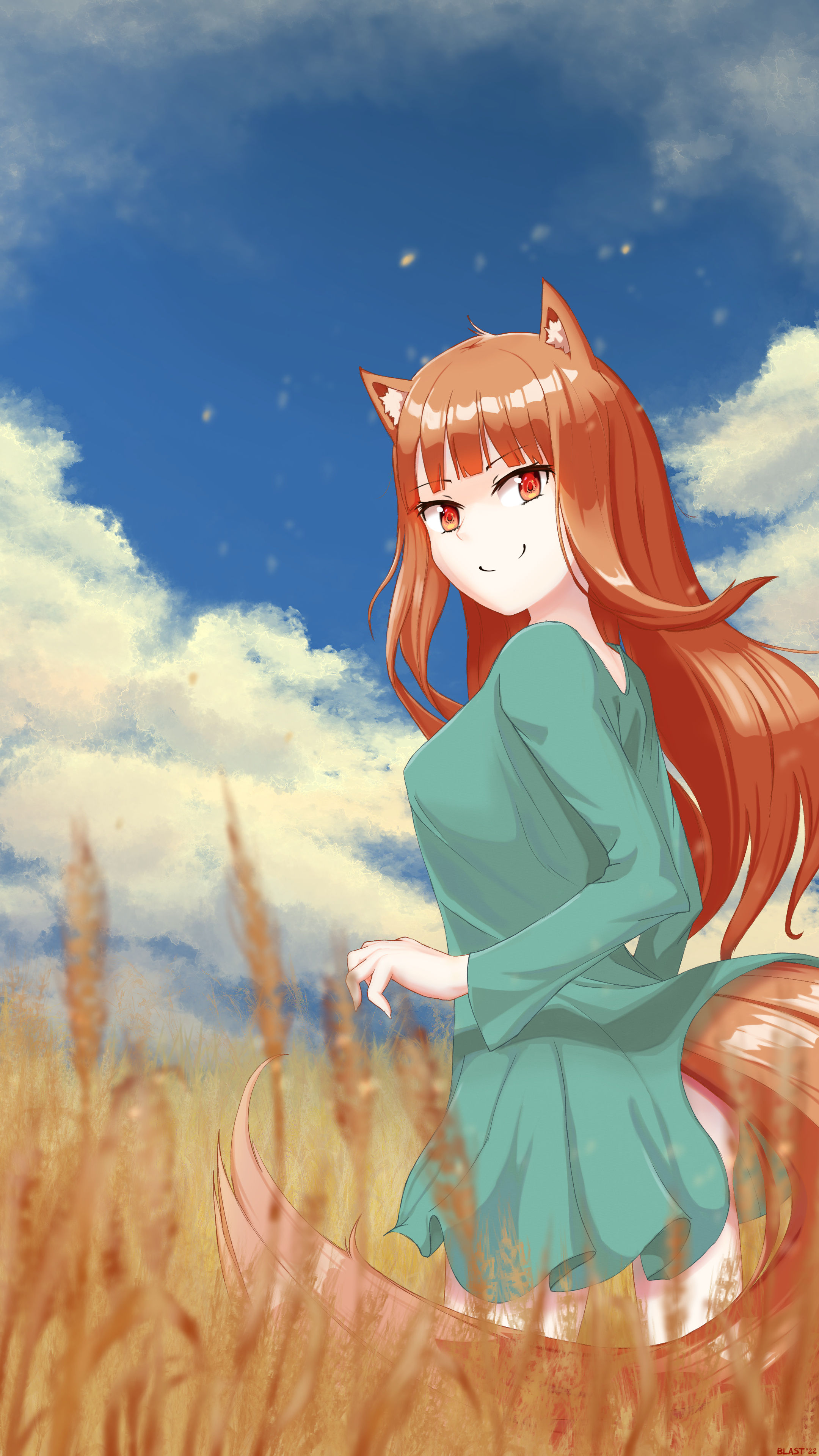 Spice and Wolf, Light novels, Anime and manga, Enchanting story, 2160x3840 4K Phone