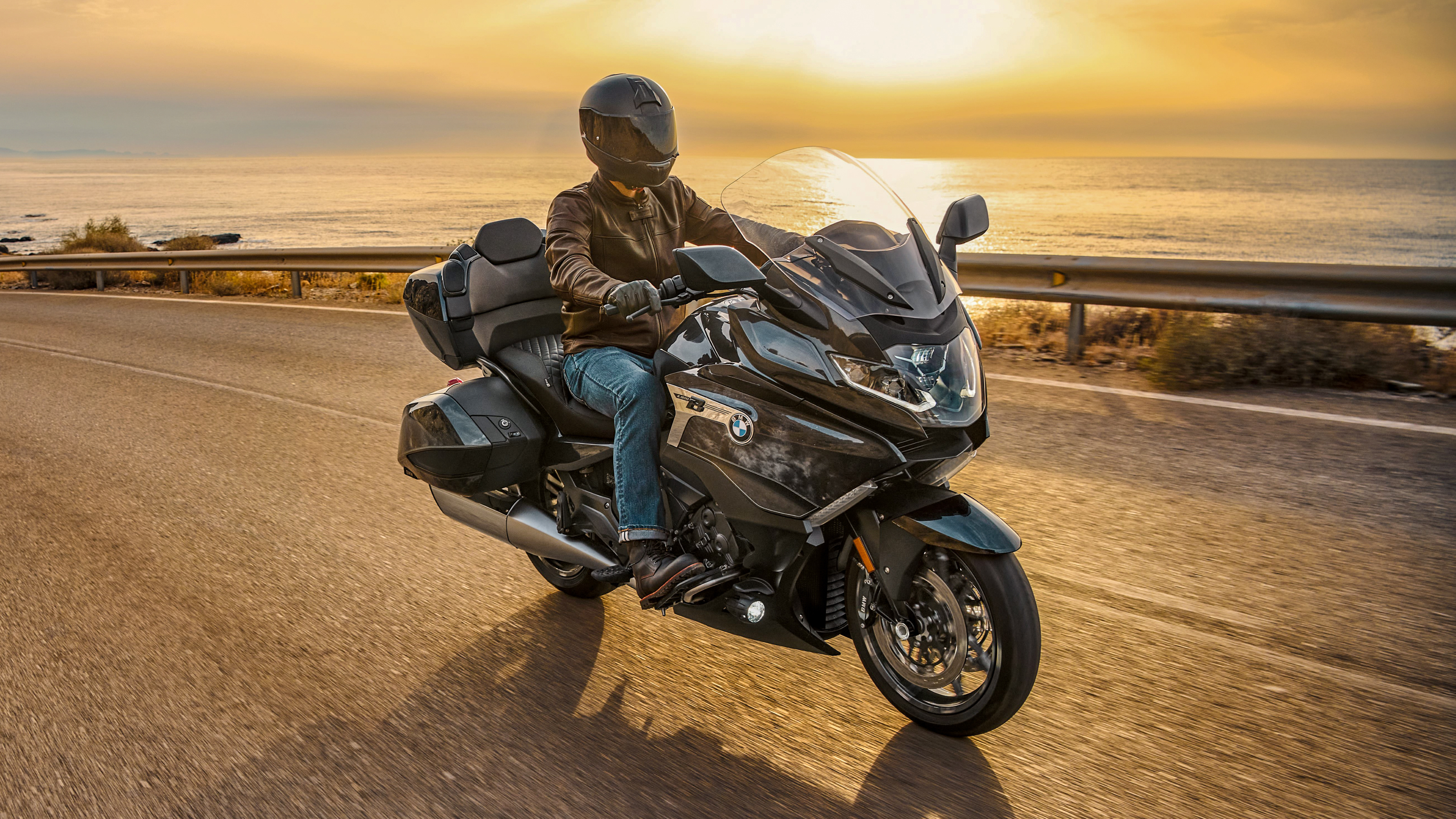 BMW K 1600 B, Safer and smarter, Touring motorbike, Grand America, 3840x2160 4K Desktop