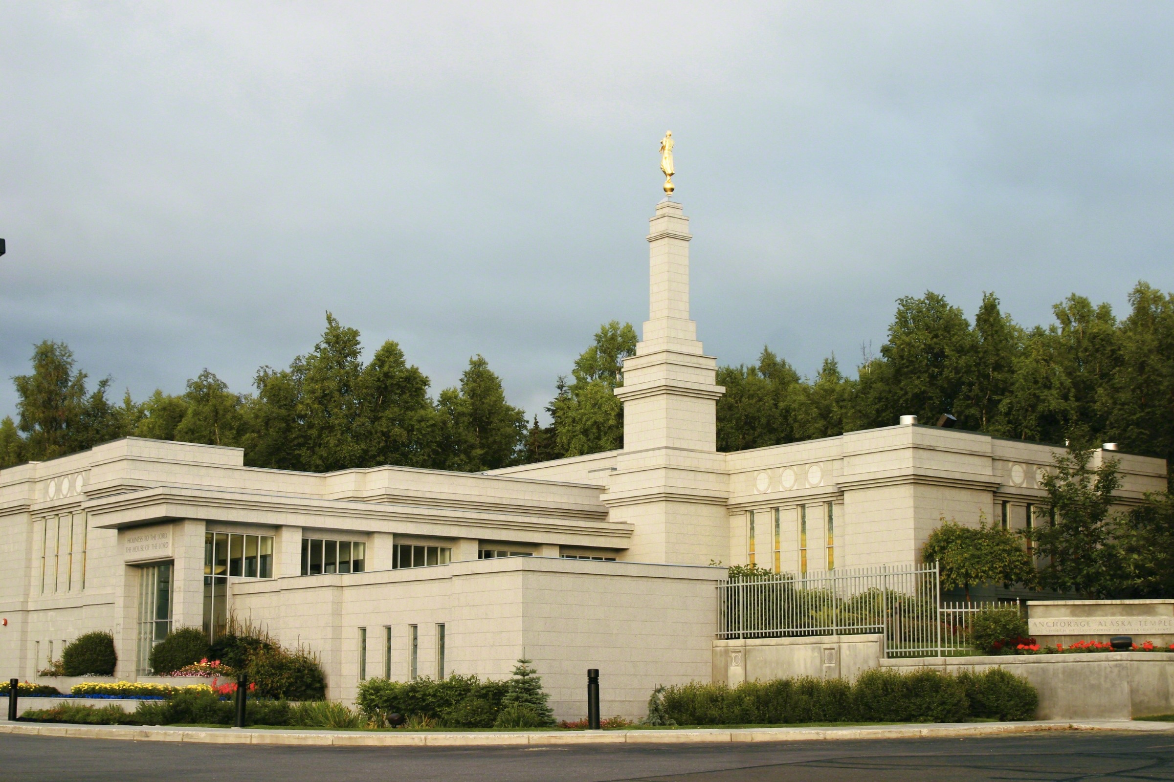 The Anchorage Alaska Temple, Sacred place, Divine beauty, Religious significance, 2410x1600 HD Desktop