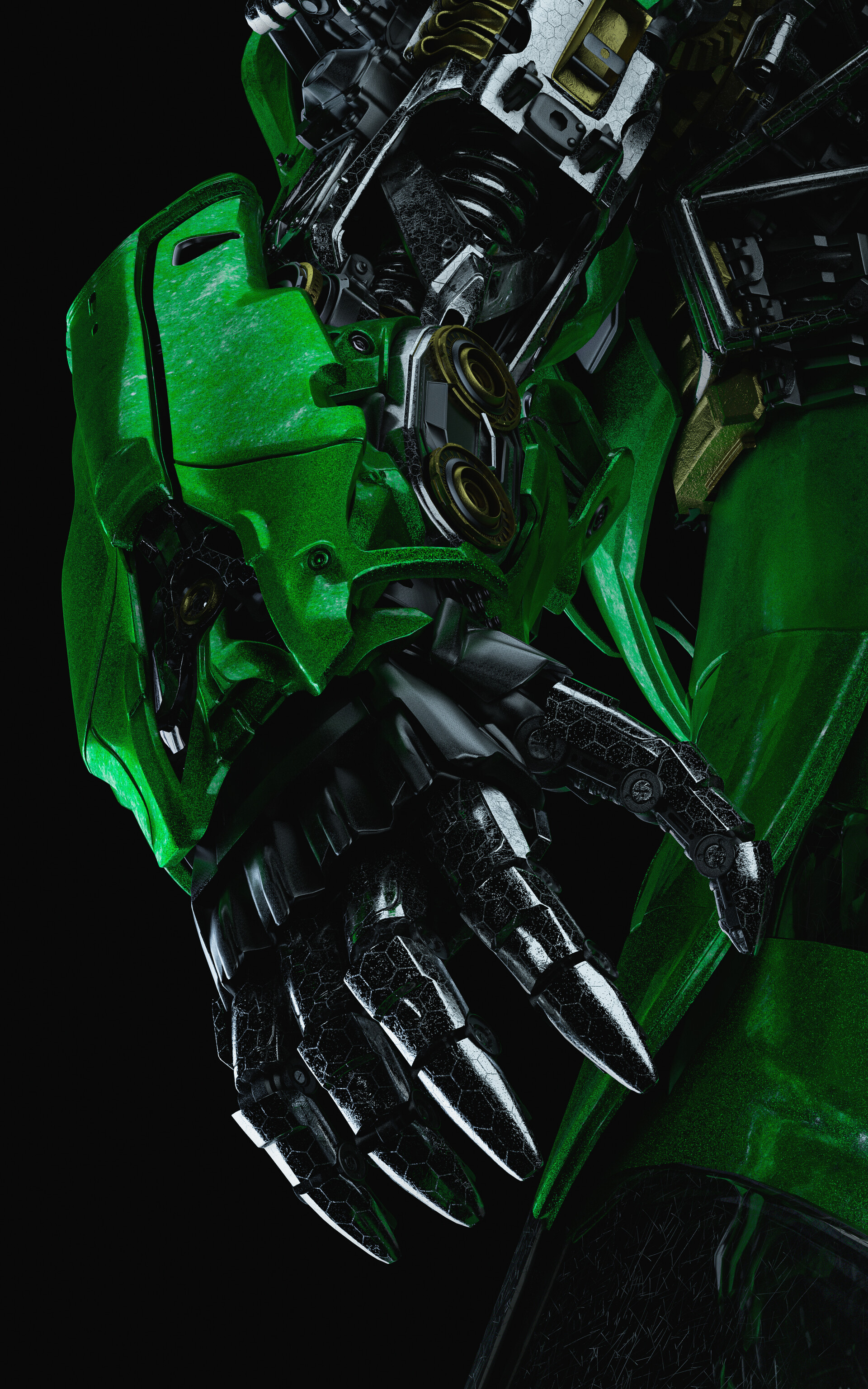 Transformers Crosshairs, Movie character, ArtStation portfolio, Transformercrosshairs, 1920x3080 HD Phone