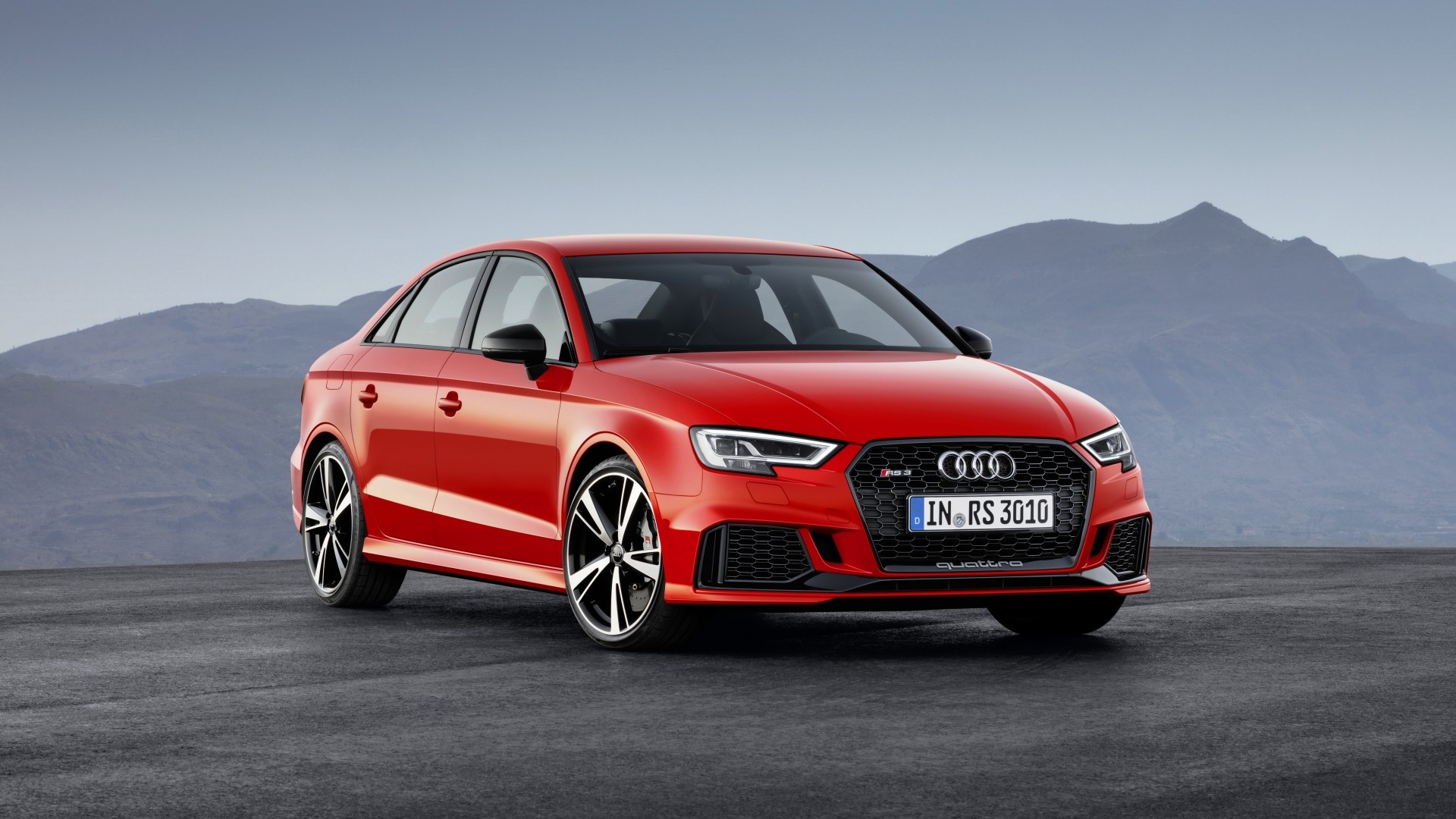 Audi S4, Red Audi RS3, Transparent image, HD, 1920x1080 Full HD Desktop