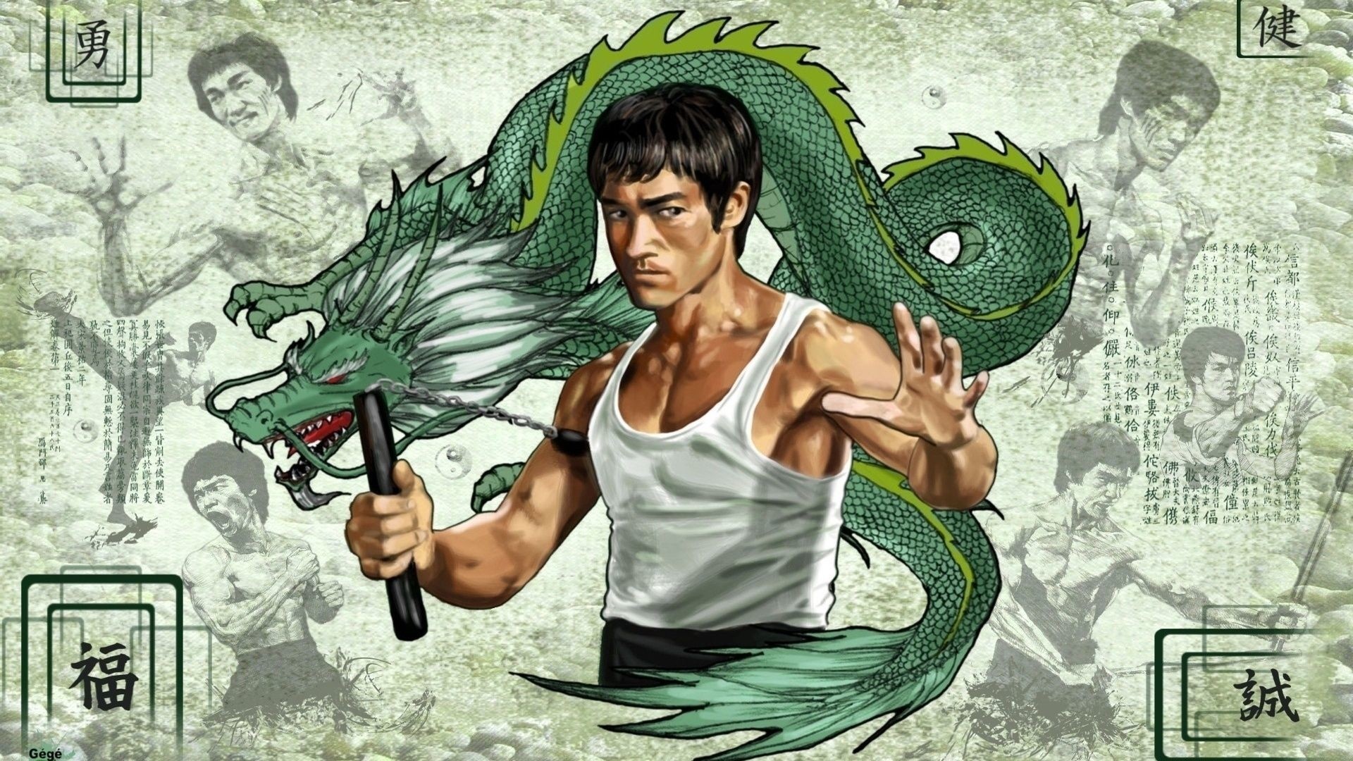 The Way of the Dragon, Enter the Dragon, Wallpapers, Martial arts visuals, 1920x1080 Full HD Desktop