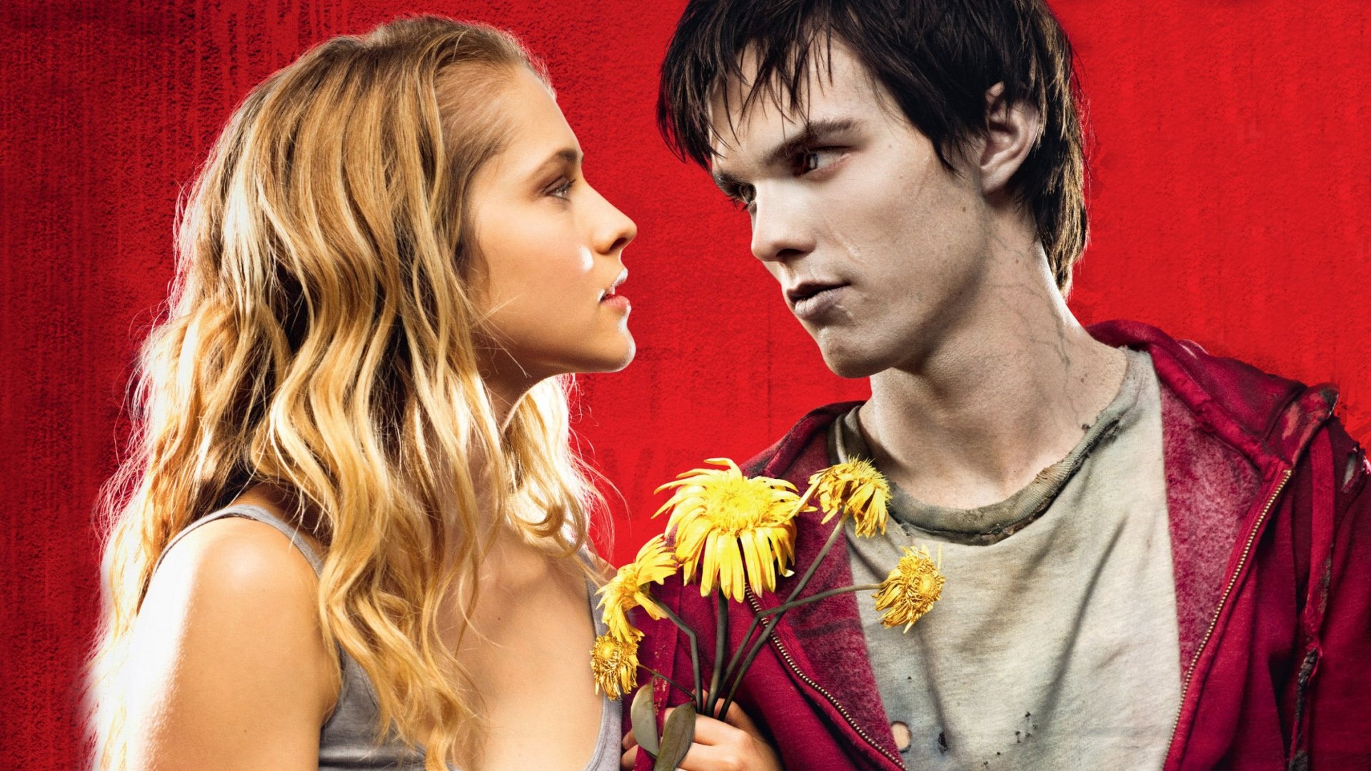 Warm Bodies film, Romantic zombie tale, Unlikely love story, Unique background, 1920x1080 Full HD Desktop