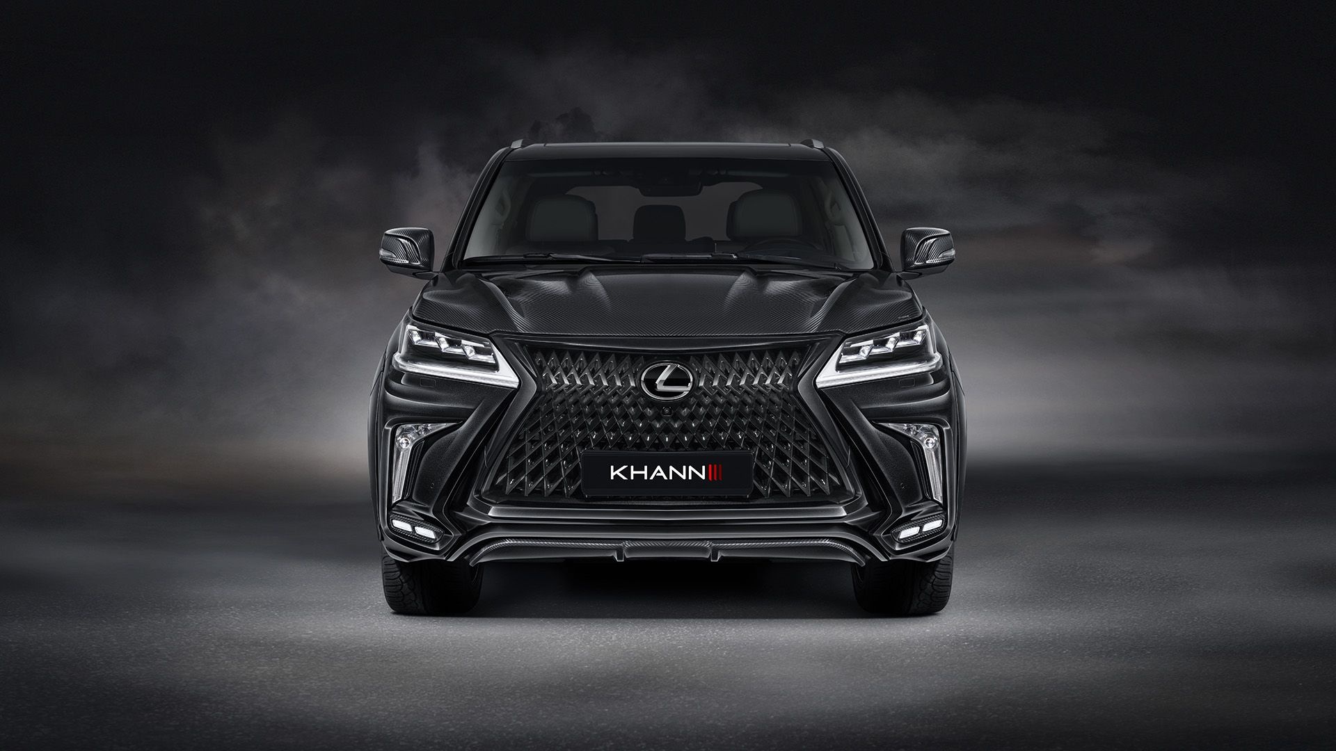 Khann Black Edition Front View, Lexus LX Wallpaper, 1920x1080 Full HD Desktop