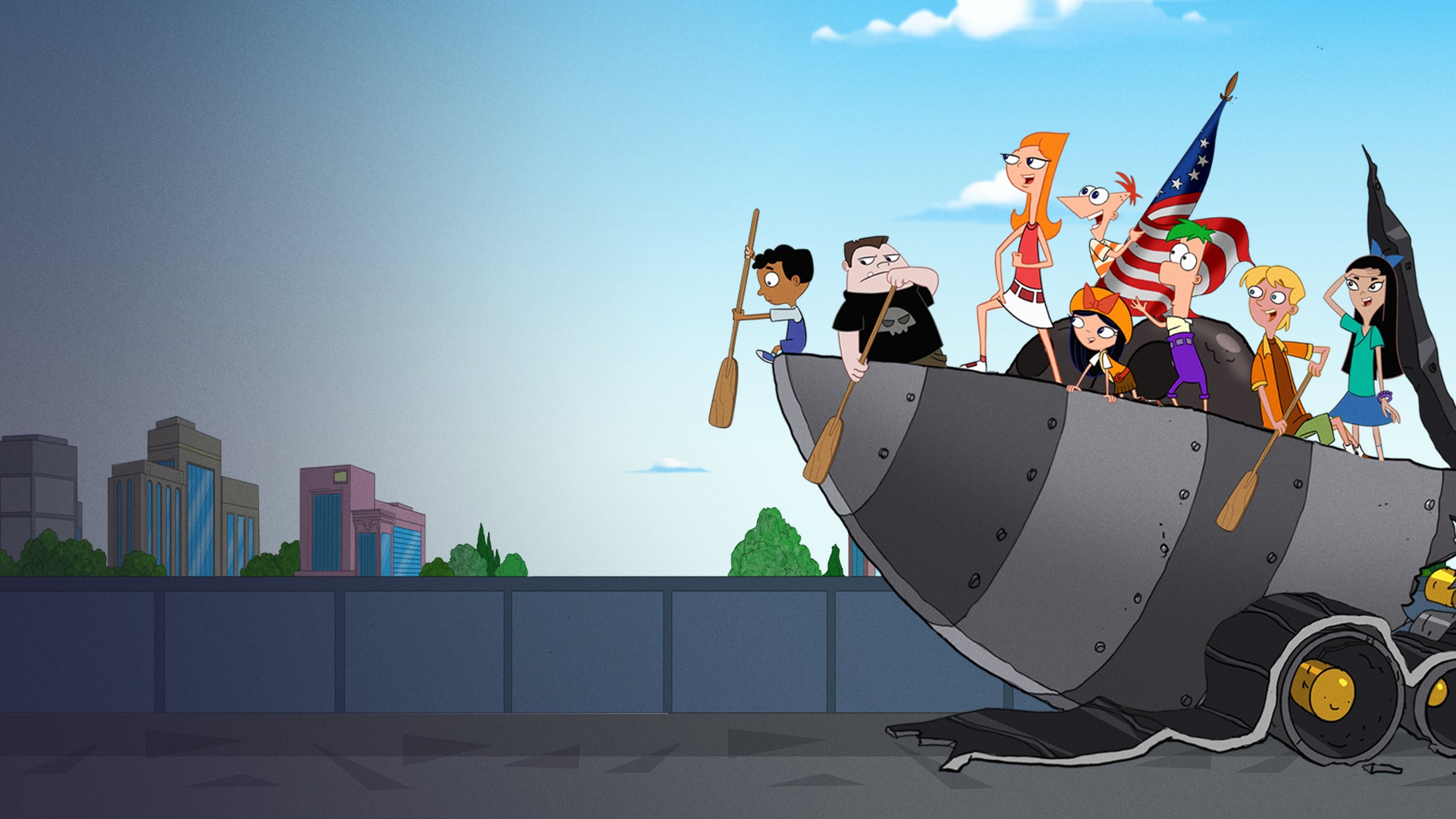 Phineas and Ferb the Movie, Candace Against the Universe, Animated film, Backdrops, 3840x2160 4K Desktop