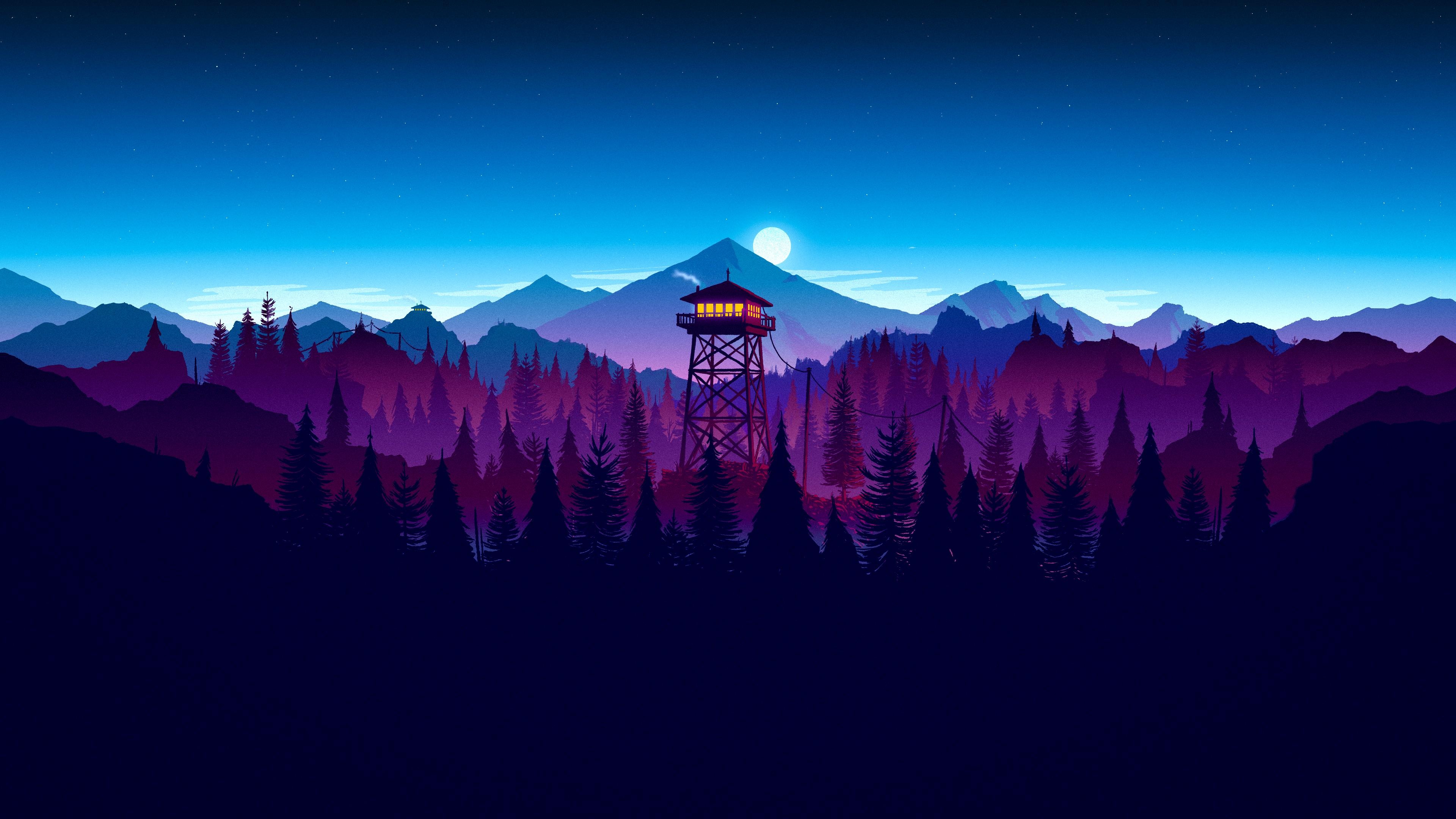 Firewatch, Nice Wallpaper, 3840x2160 4K Desktop