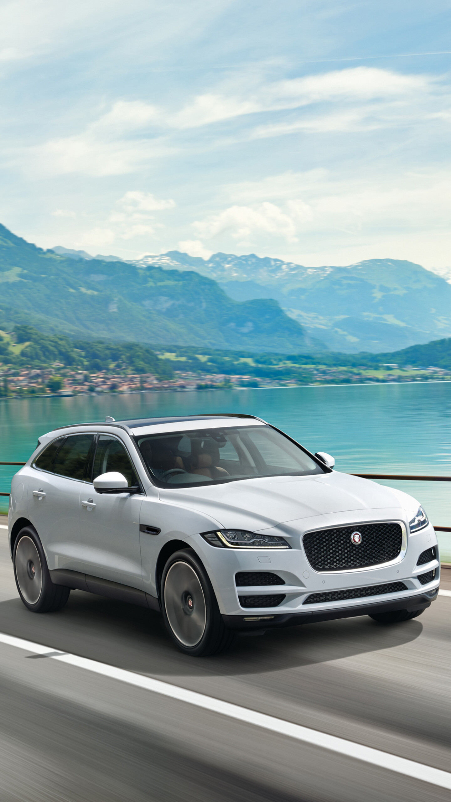 F-Pace, Jaguar Wallpaper, 1440x2560 HD Phone