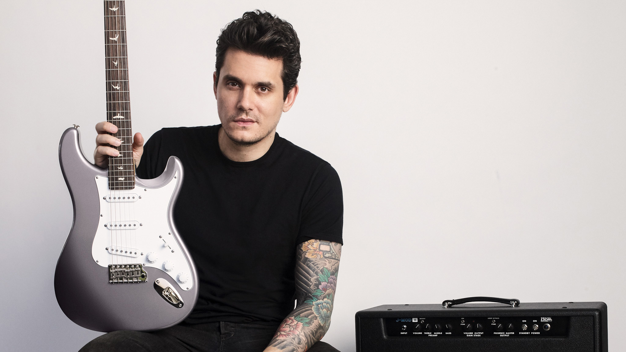 John Mayer, Strat inspired PRS, Silver Sky, Music gear, 2050x1160 HD Desktop