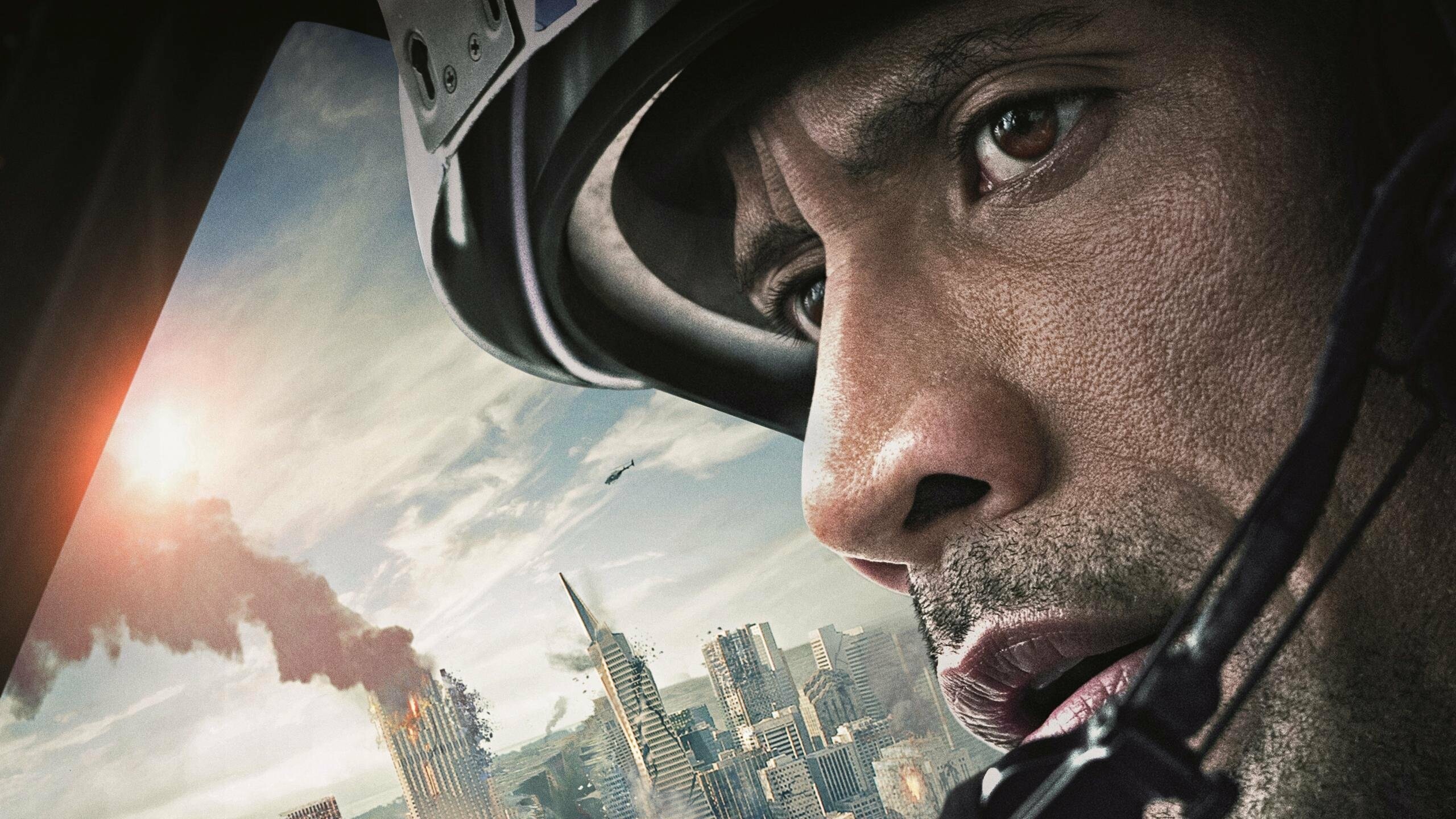 San Andreas, Dwayne Johnson Wallpaper, 2560x1440 HD Desktop