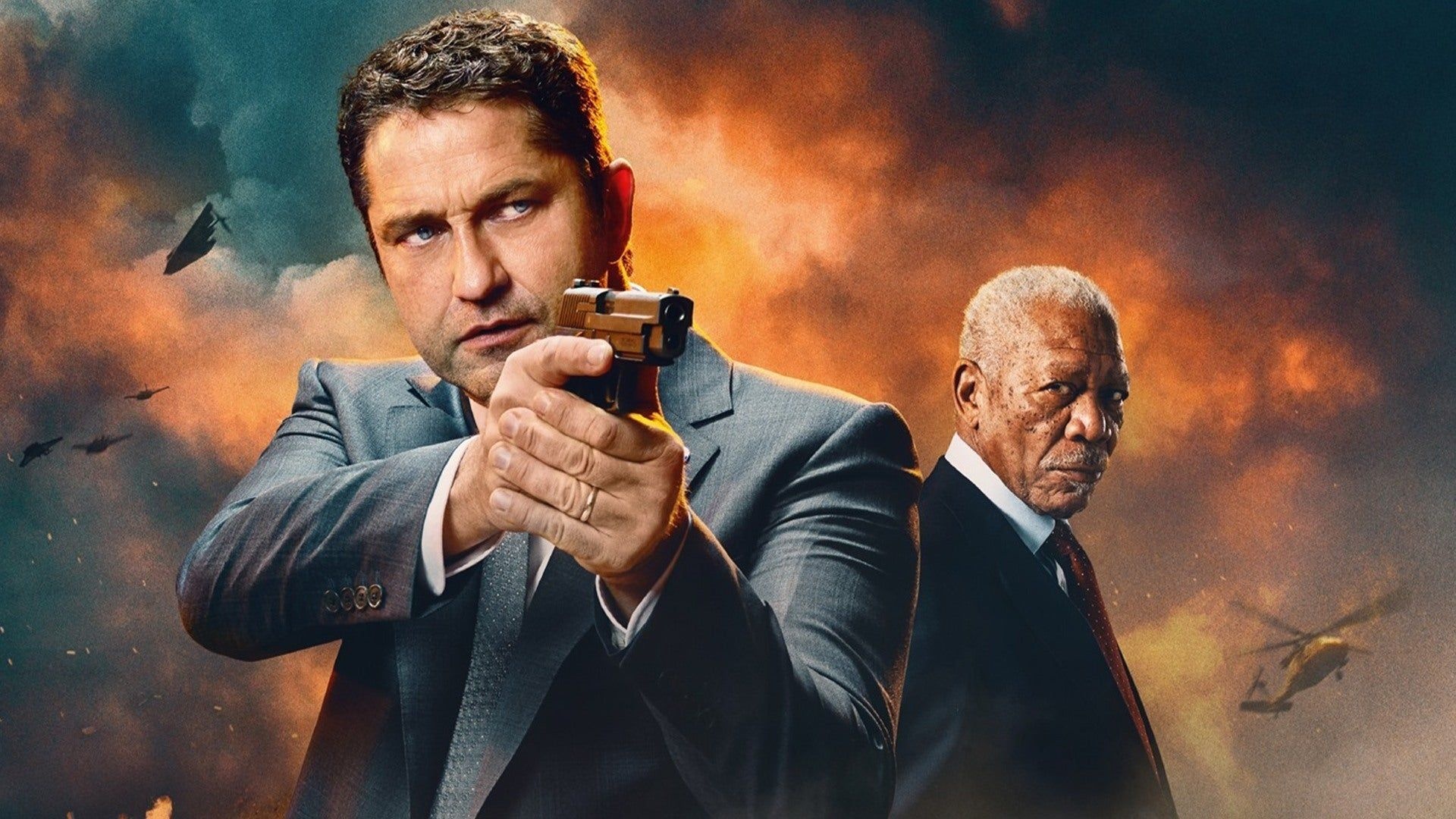 Morgan Freeman, Angel Has Fallen, Gripping wallpapers, Intense storytelling, 1920x1080 Full HD Desktop