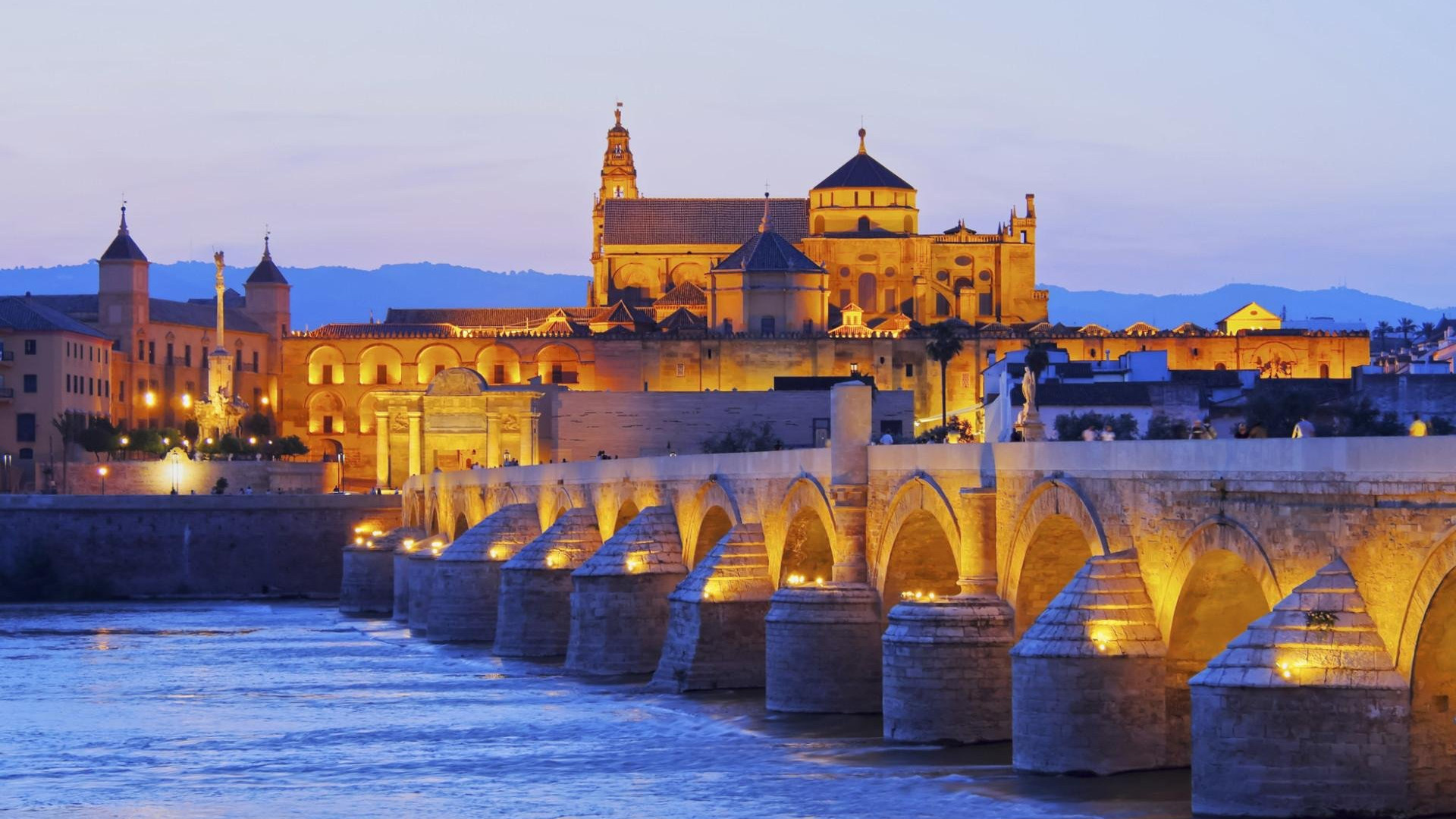 Great Mosque of Cordoba, Mosque of Cordoba, Bridge, Wallpaper, 1920x1080 Full HD Desktop