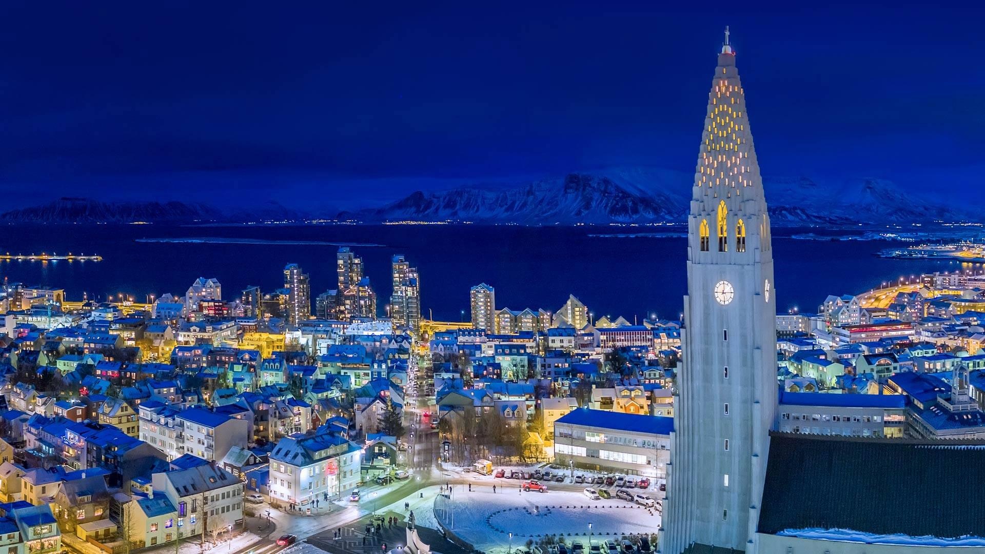 Reykjavik, Microsoft wallpapers, 1920x1080 Full HD Desktop