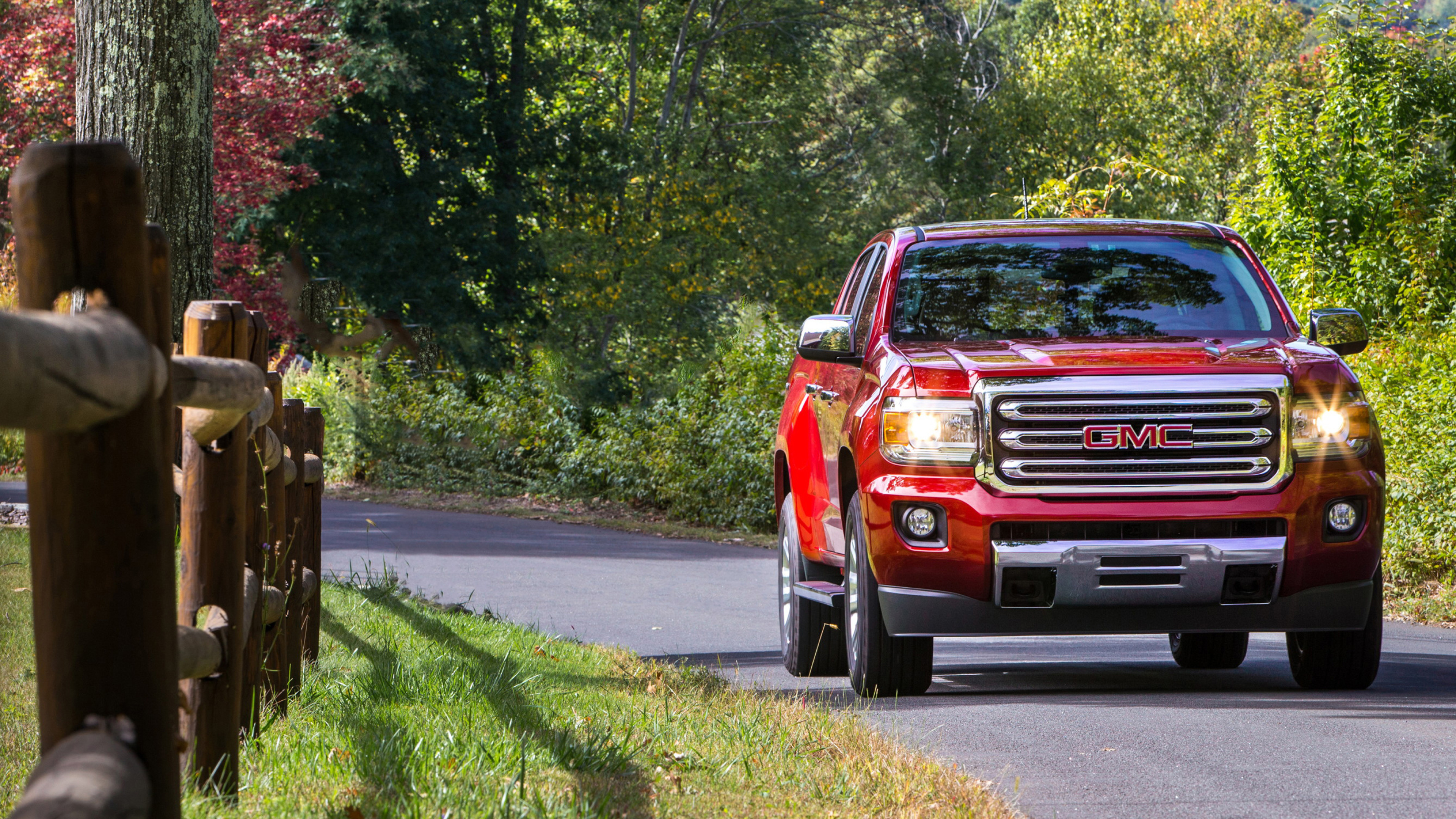 GMC Canyon, SLT duramax diesel, 2015 model, 3840x2160 4K Desktop