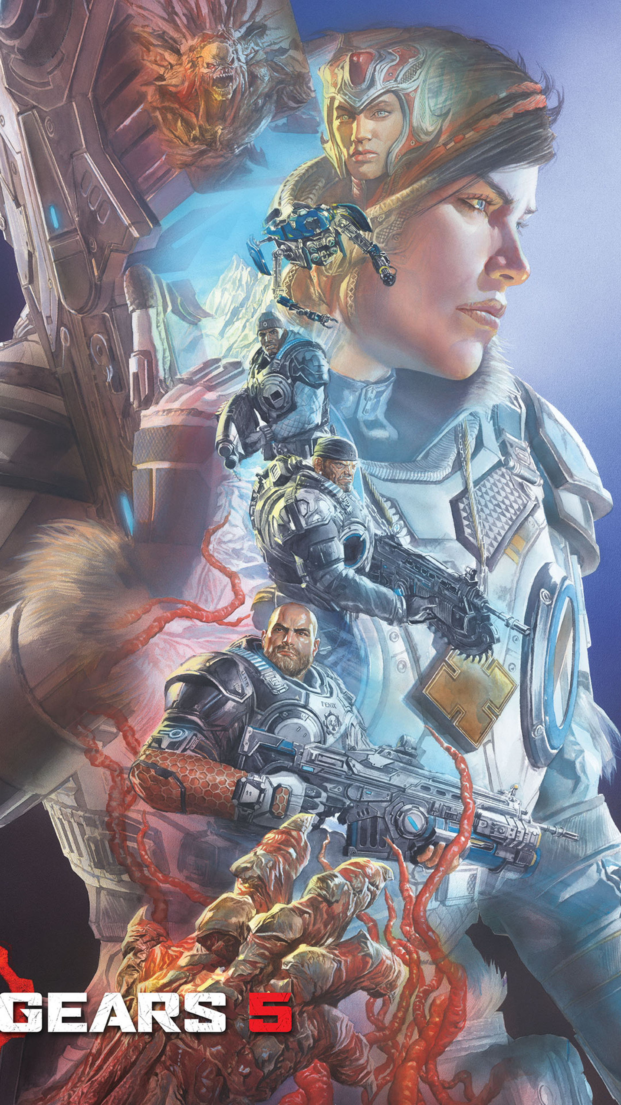 Gears 5, Alexross, Sony Xperia X, HD wallpapers, 2160x3840 4K Phone