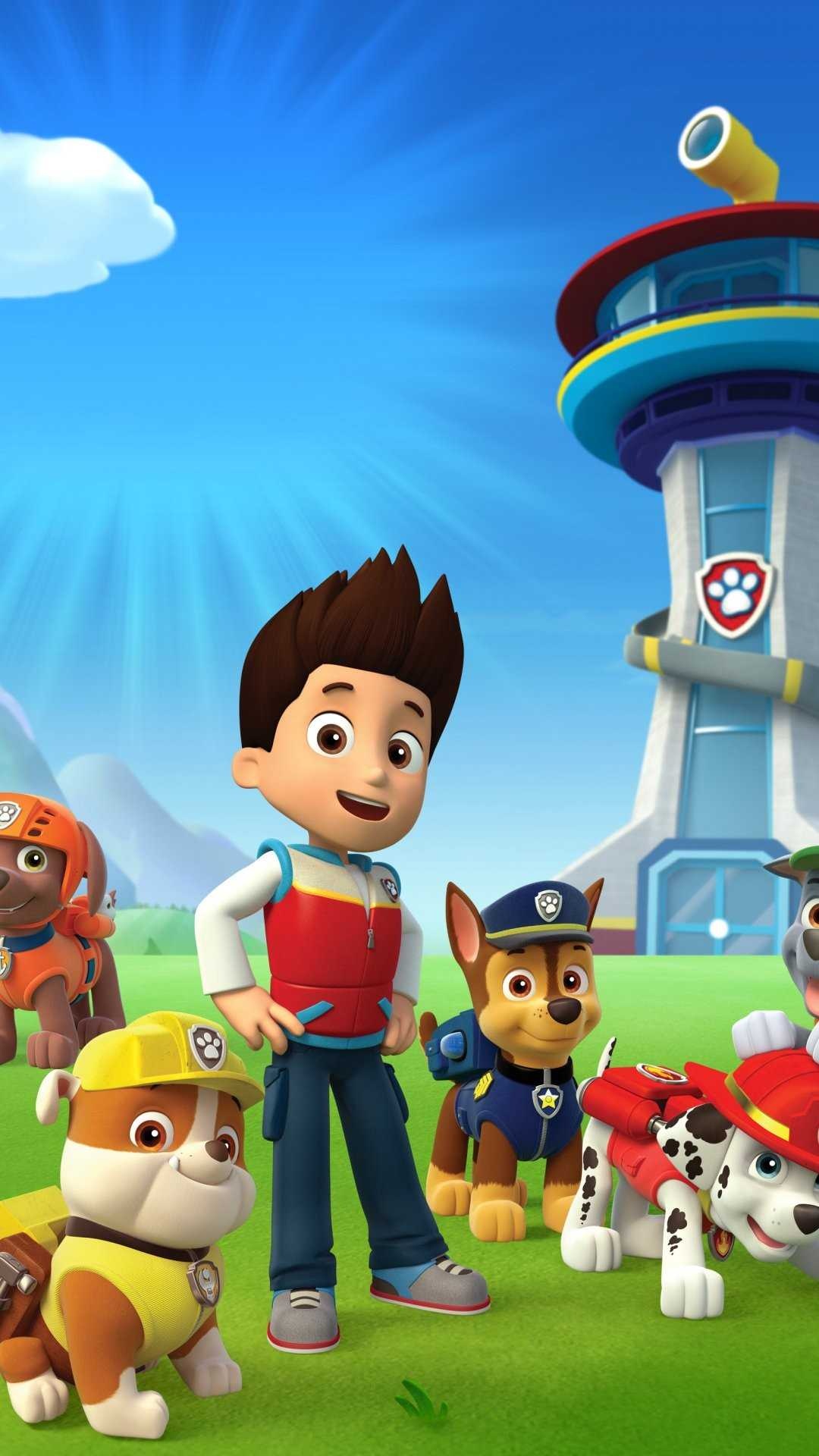 Paw Patrol, Wallpaper, Euimg, 1080x1920 Full HD Phone