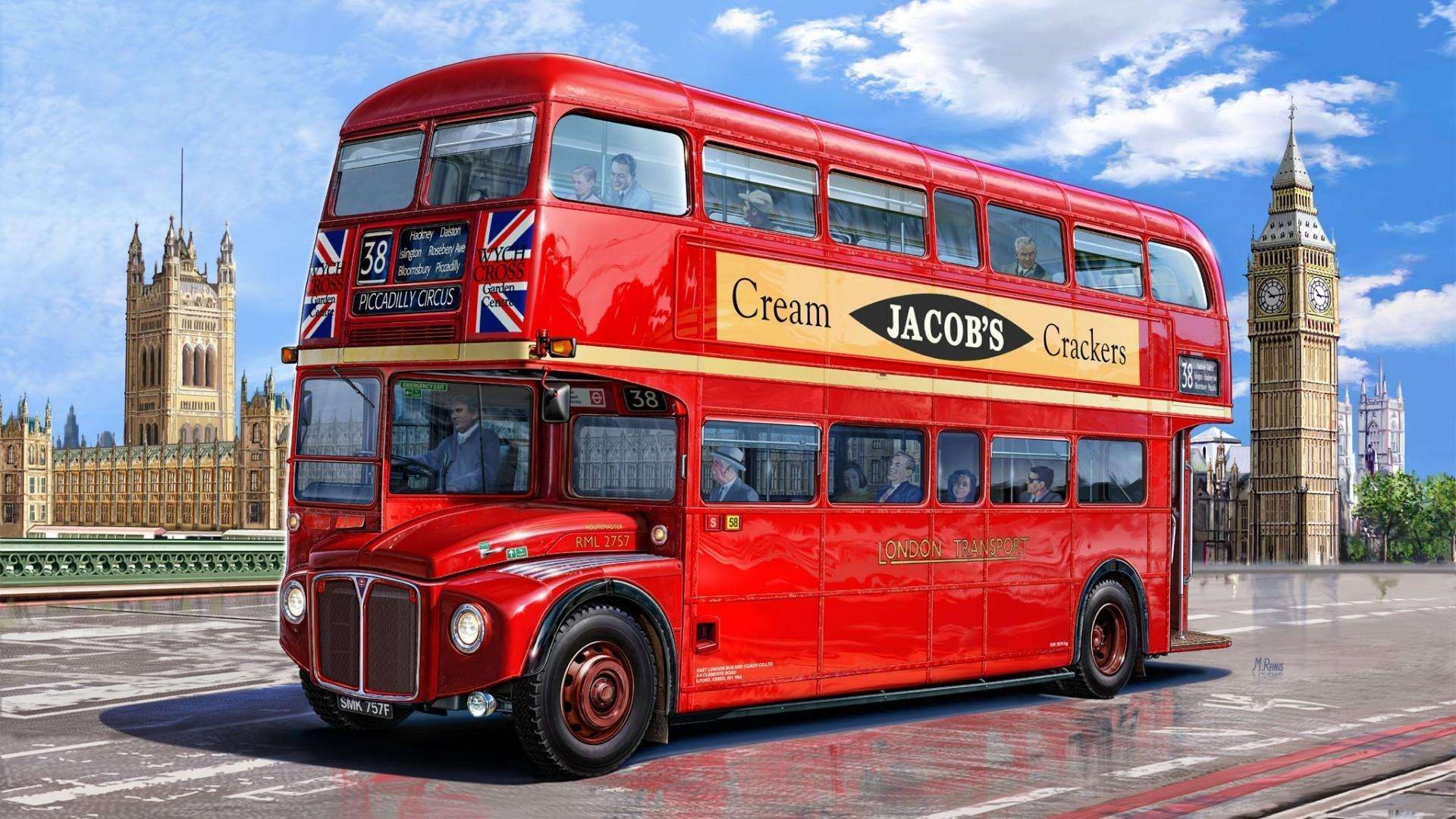 Routemaster RM1968, Bus Wallpaper, 1920x1080 Full HD Desktop